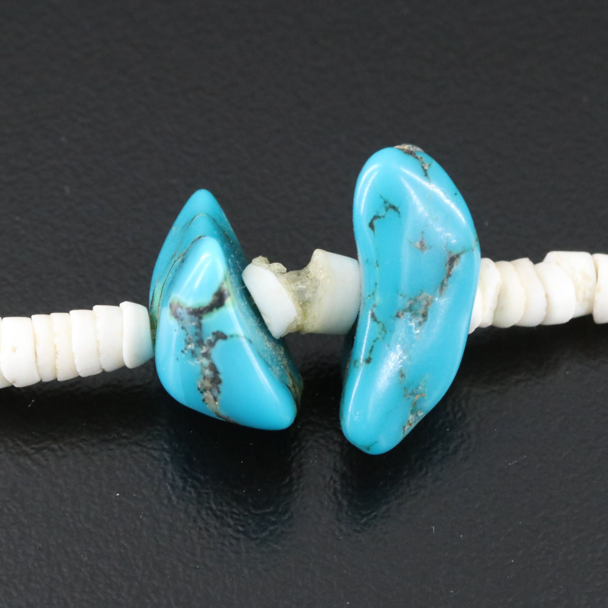 Southwest Heishi Shell and Turquoise Necklace