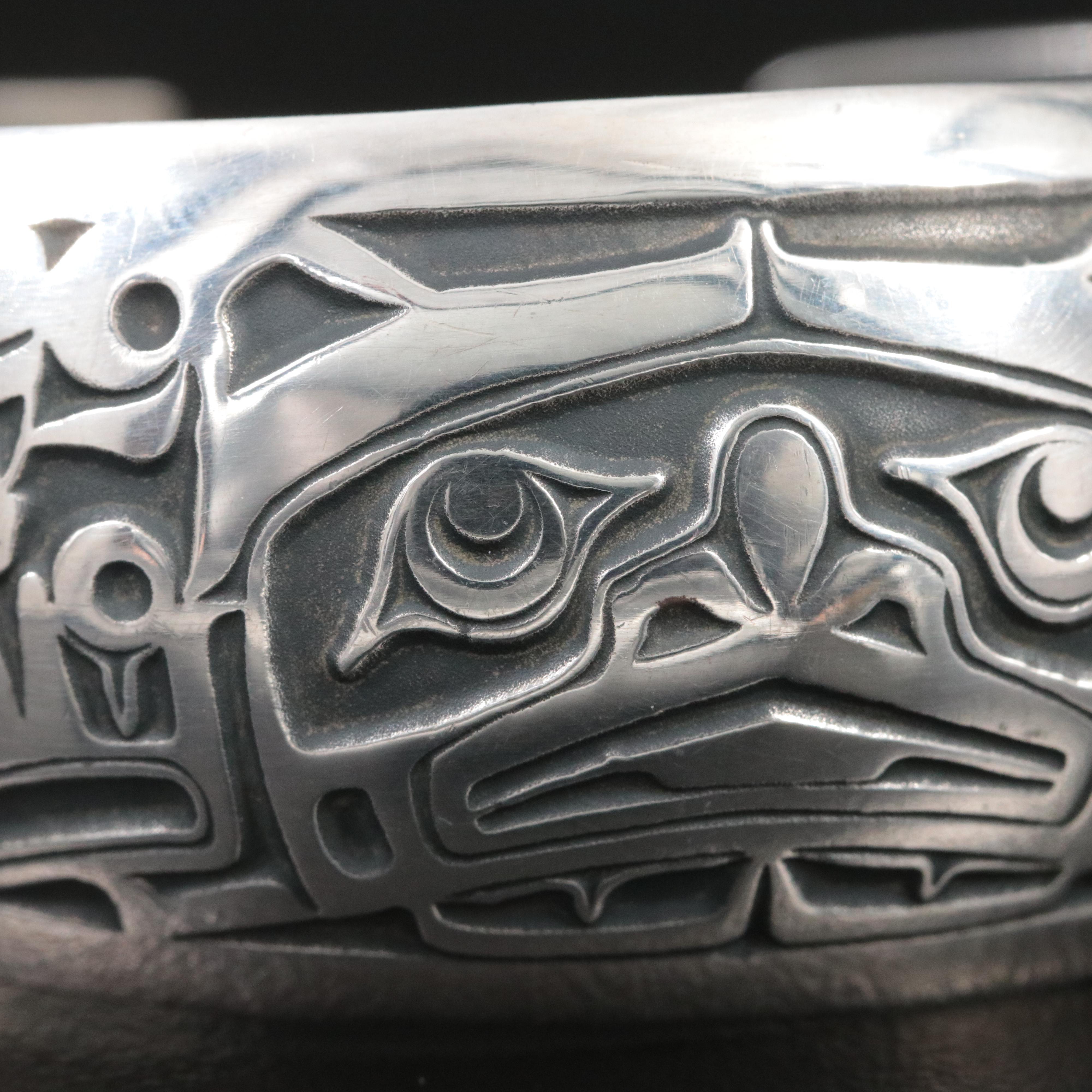 Jean Ferrier For West Coast Group Northwest Coast Sterling Cuff Bracelet