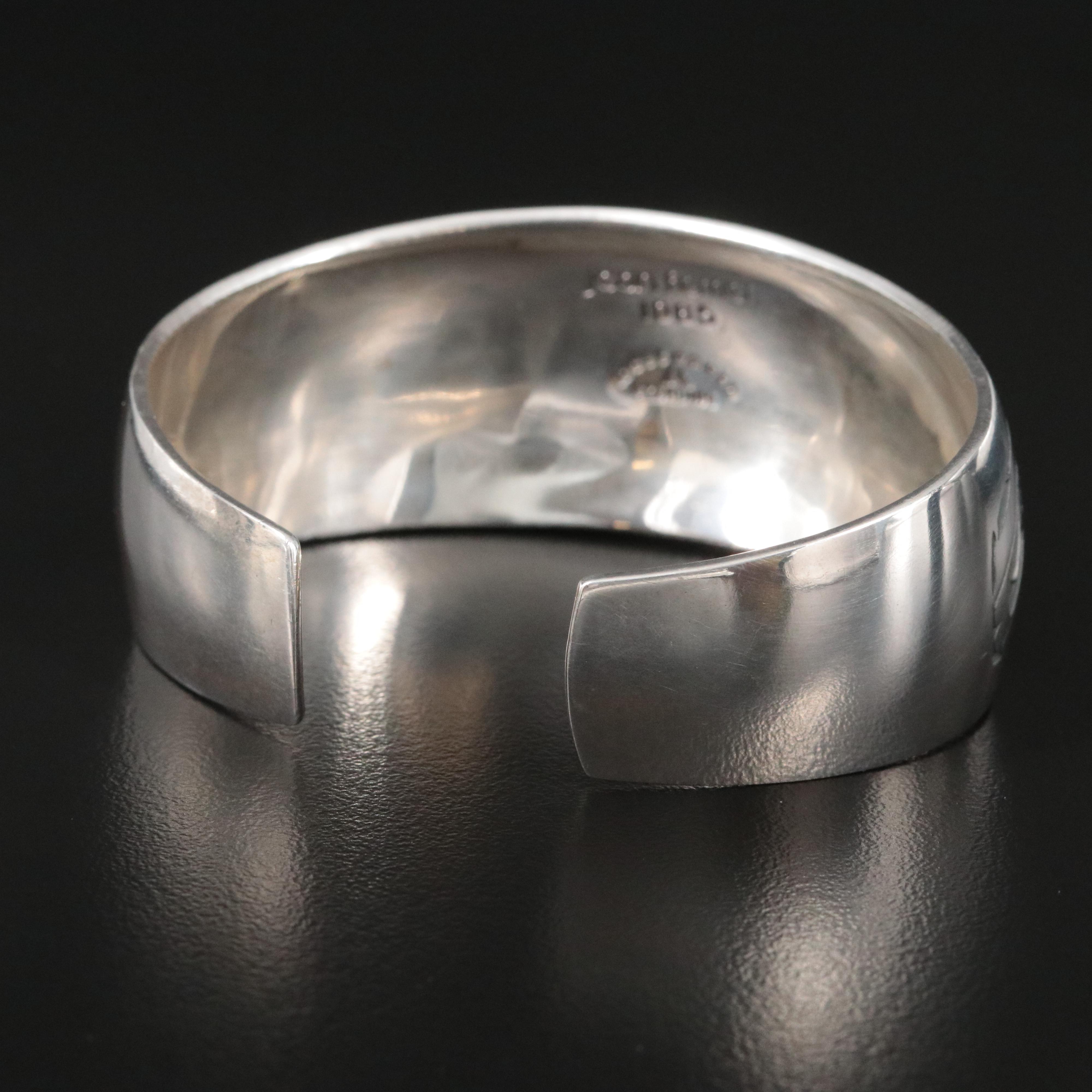 Jean Ferrier For West Coast Group Northwest Coast Sterling Cuff Bracelet