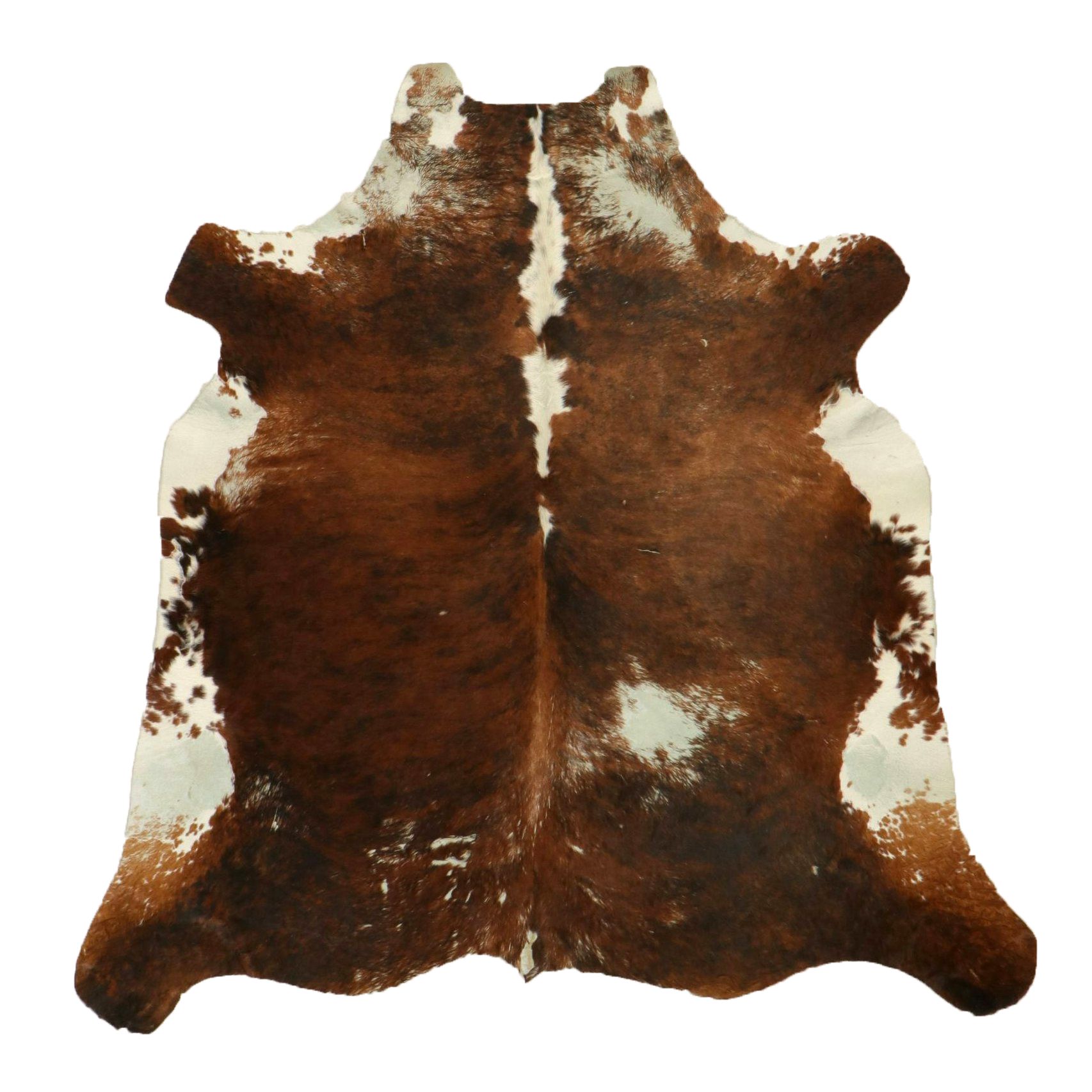 7'4 x 6'6 Natural Cow Hide Area Rug