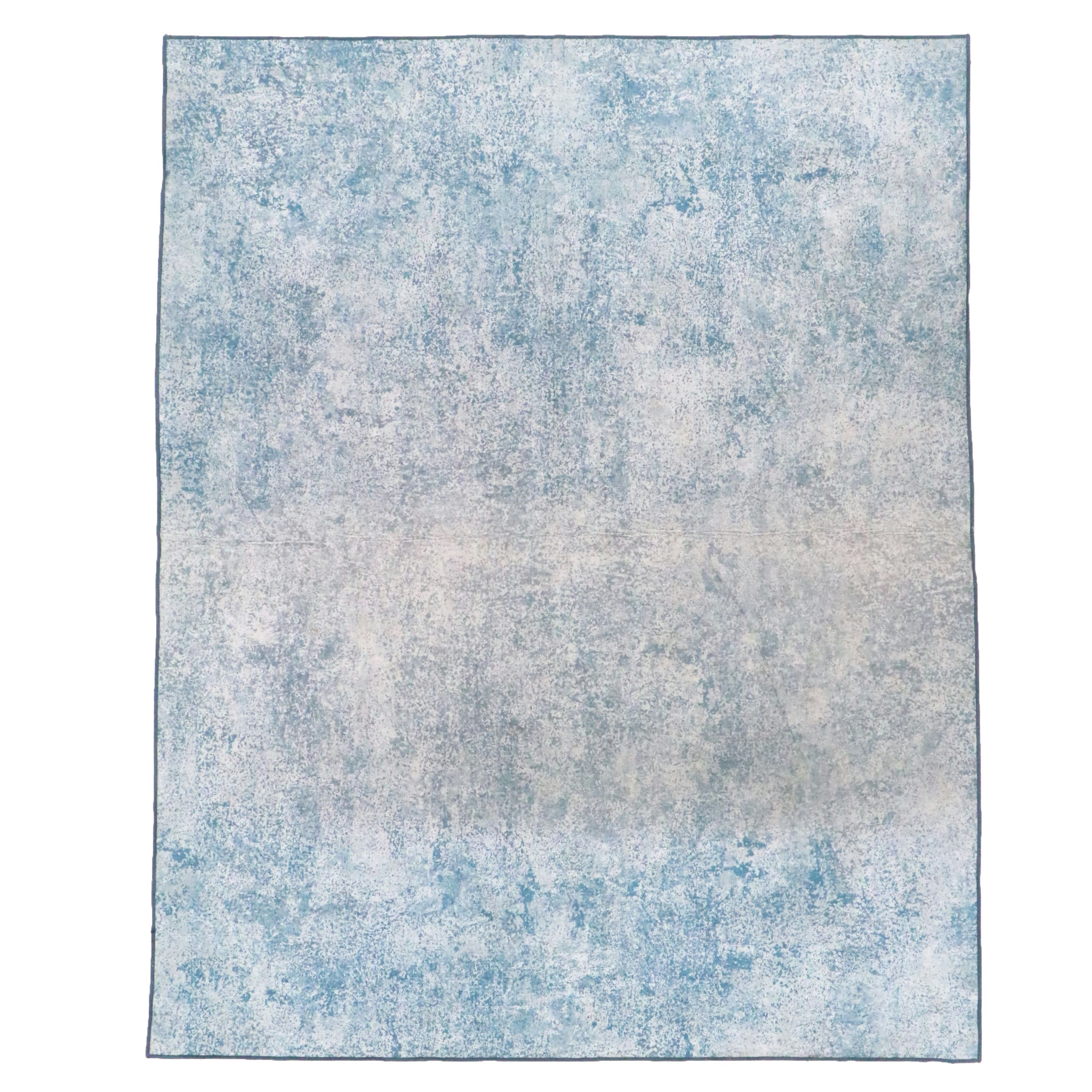 7'9 x 9'10 Machine Made American Ruggable Blue Contemporary Area Rug