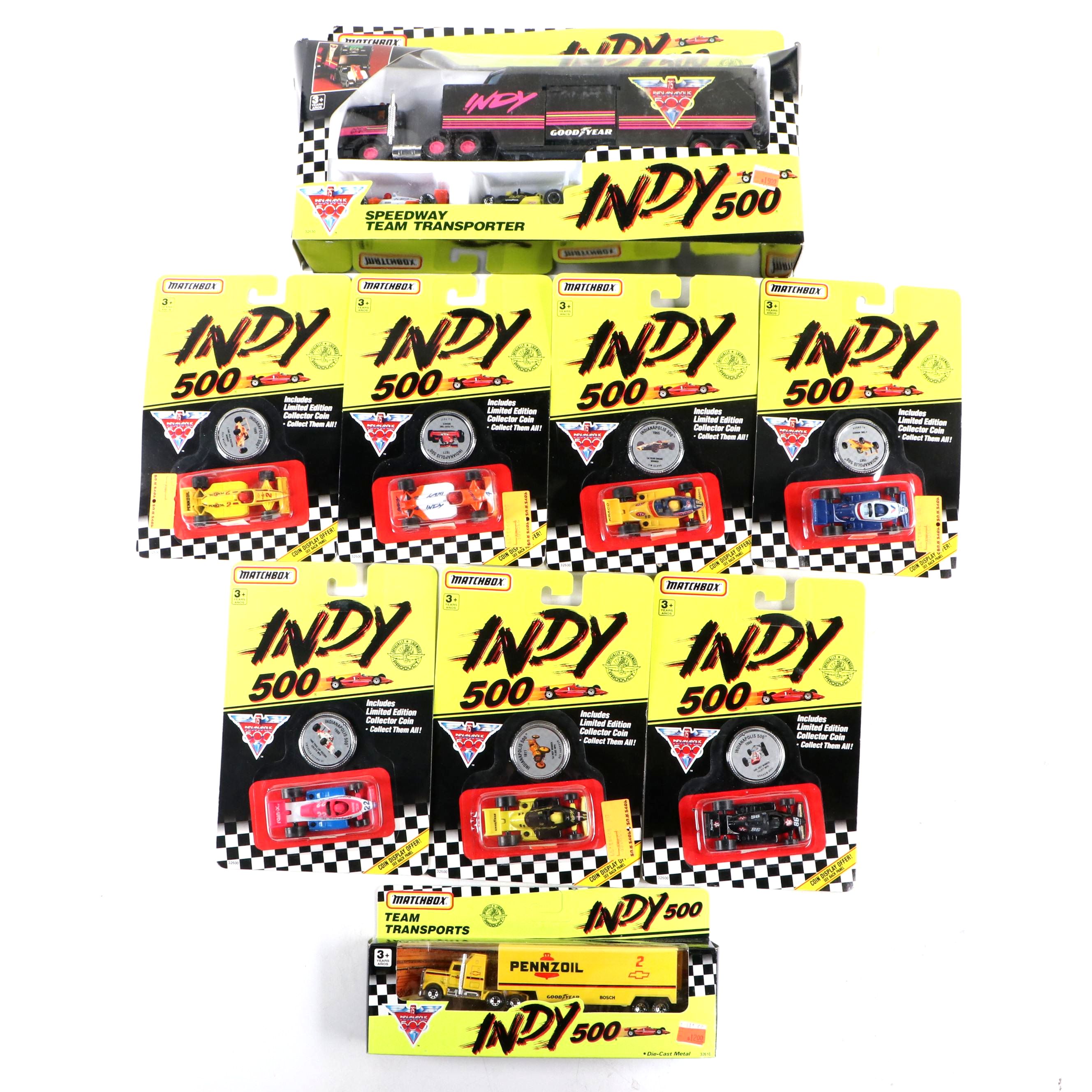 Matchbox Indy 500 Series Diecast Vehicles, 1990s