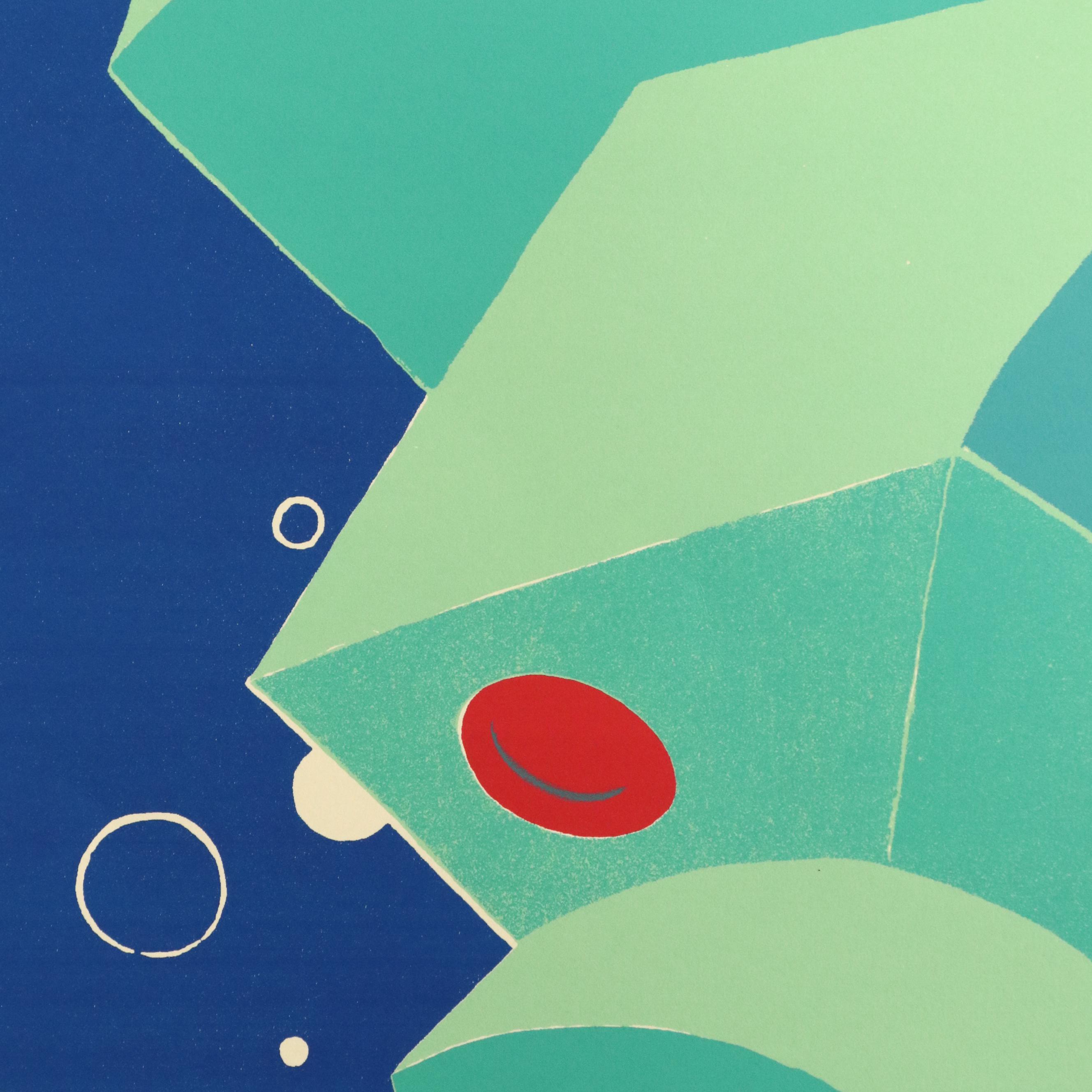 "Source Parot" Serigraph Reproduction Poster After Georges Favre