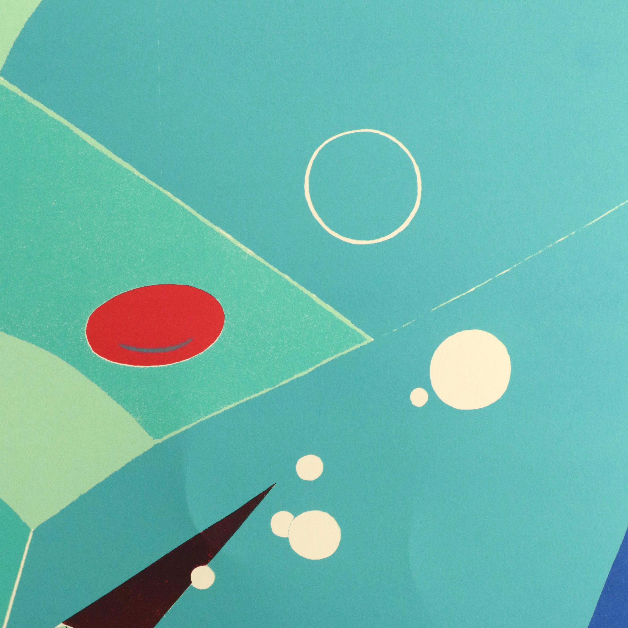 "Source Parot" Serigraph Reproduction Poster After Georges Favre