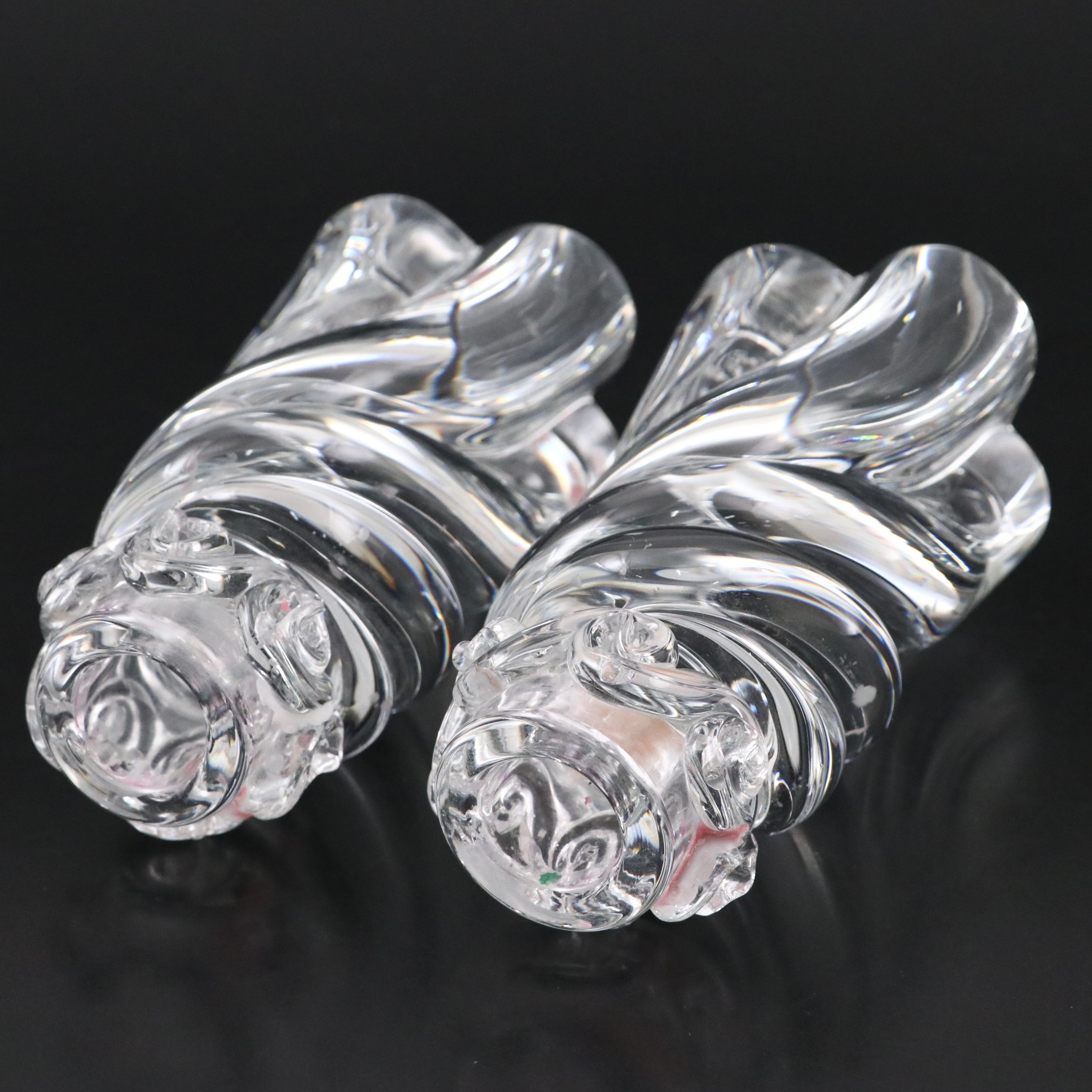 Baccarat "Aladin" Crystal Candlestick Pair