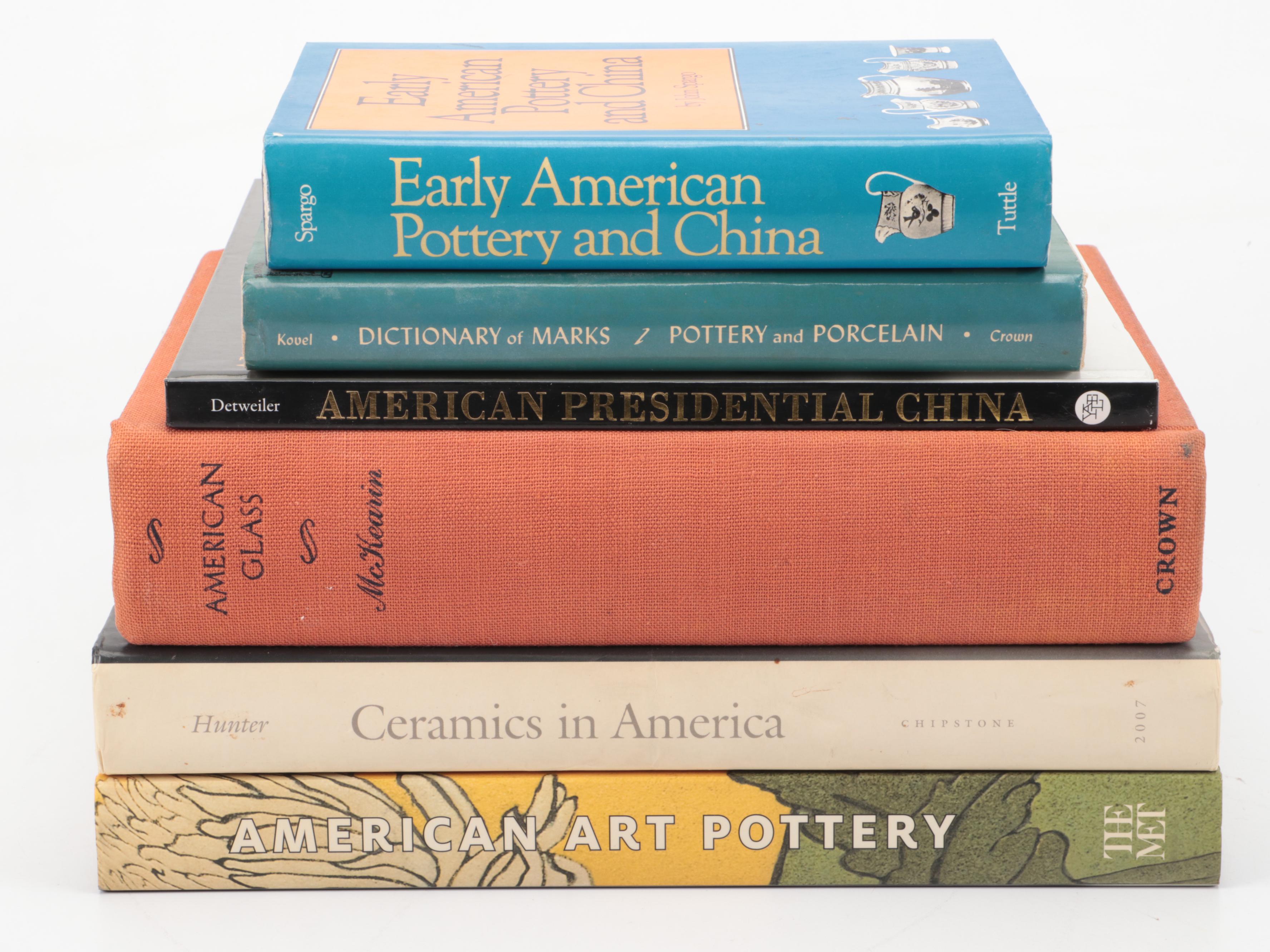 "American Glass" by George S. and Helen McKearin with American Pottery Books