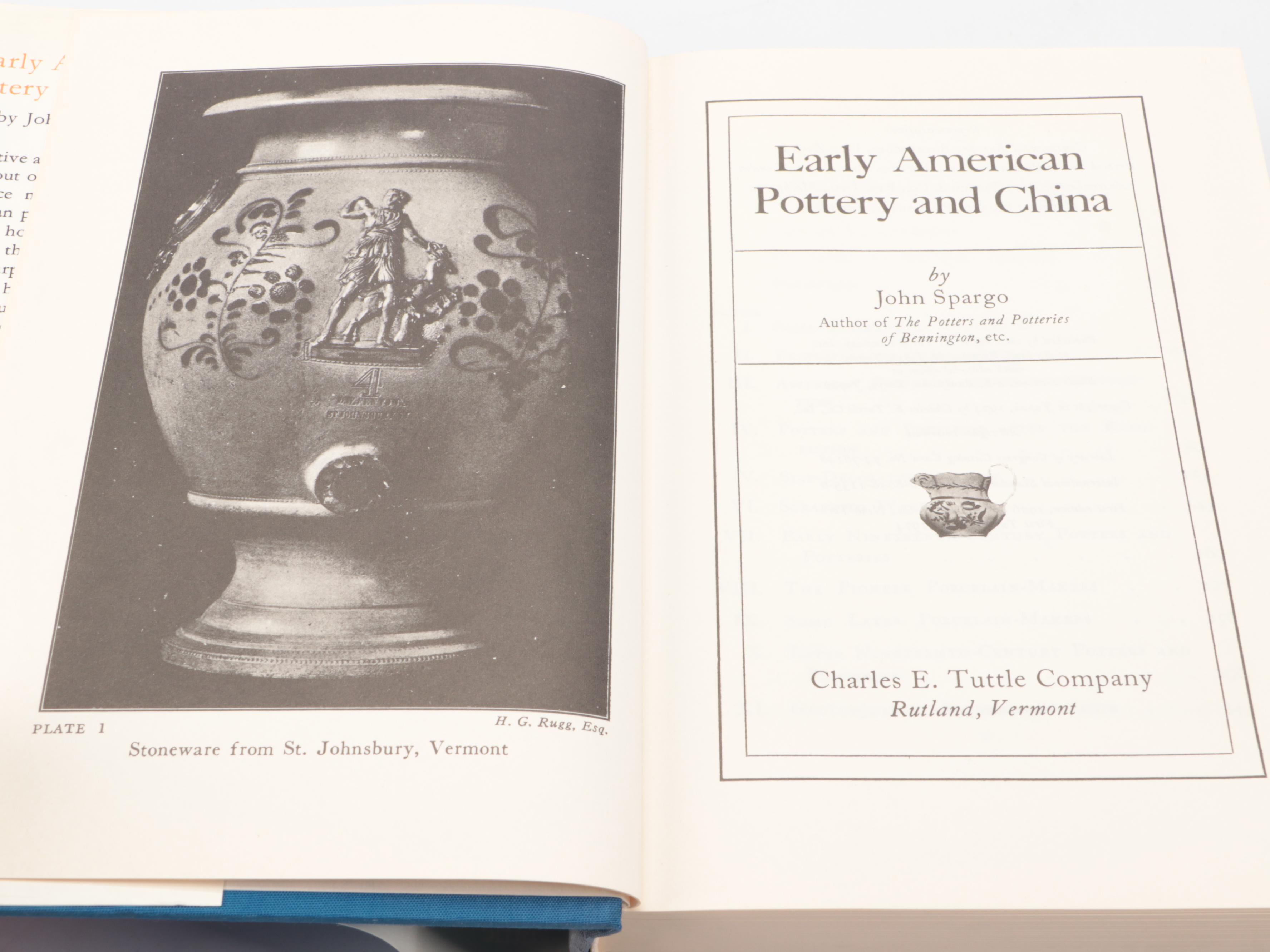 "American Glass" by George S. and Helen McKearin with American Pottery Books