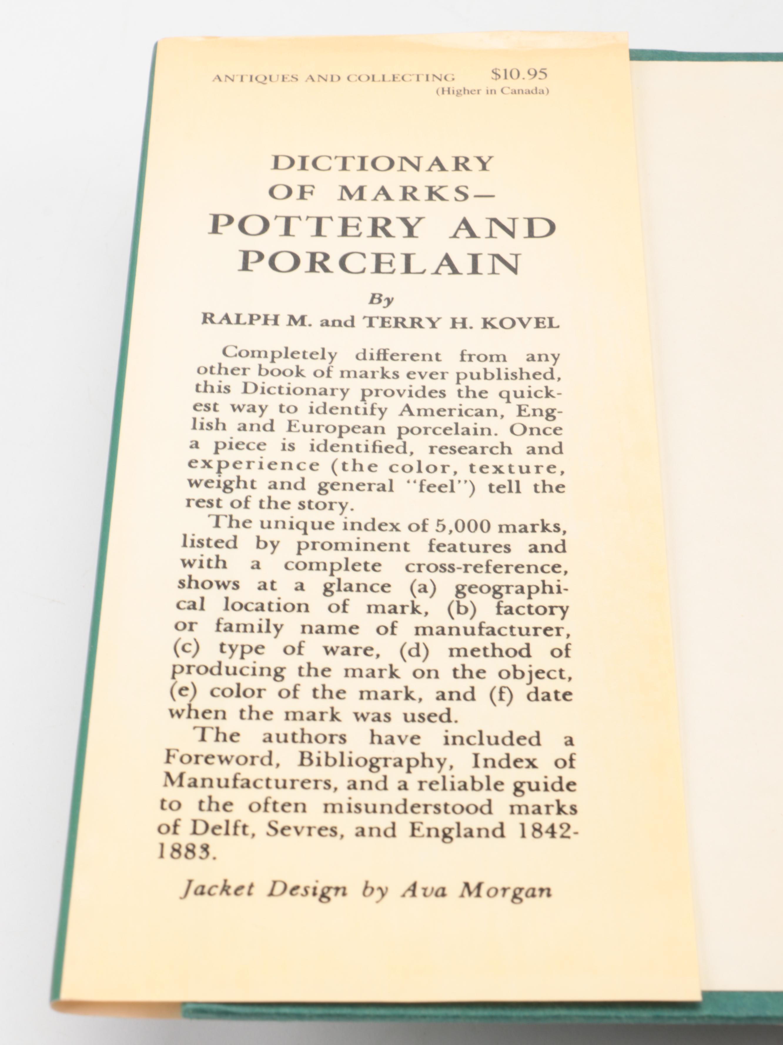 "American Glass" by George S. and Helen McKearin with American Pottery Books