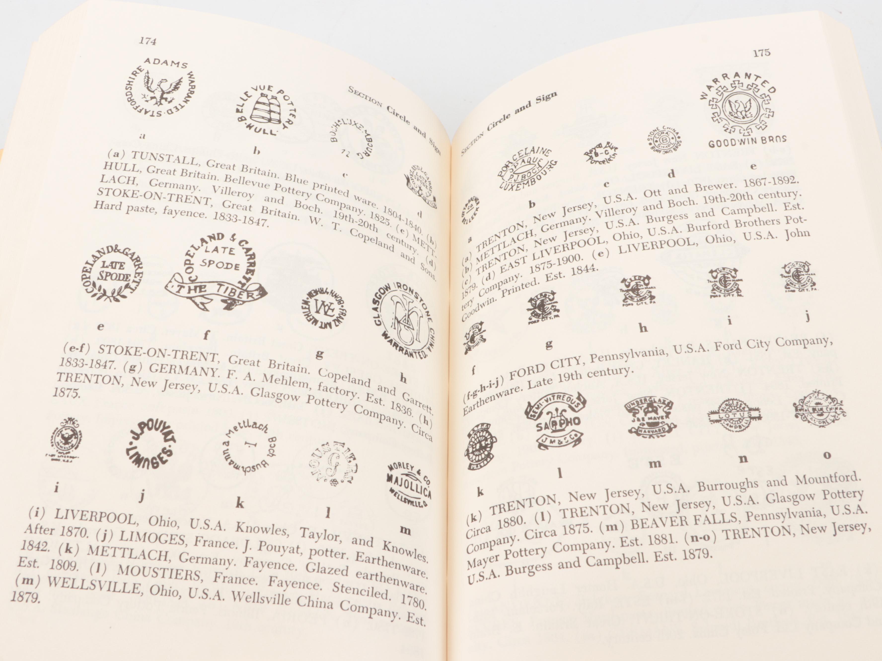 "American Glass" by George S. and Helen McKearin with American Pottery Books