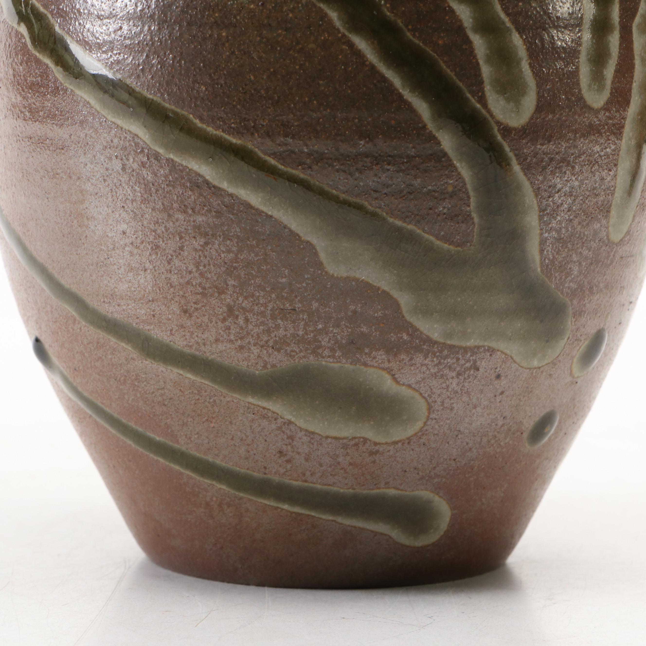 Contemporary Art Pottery Bottle Vase