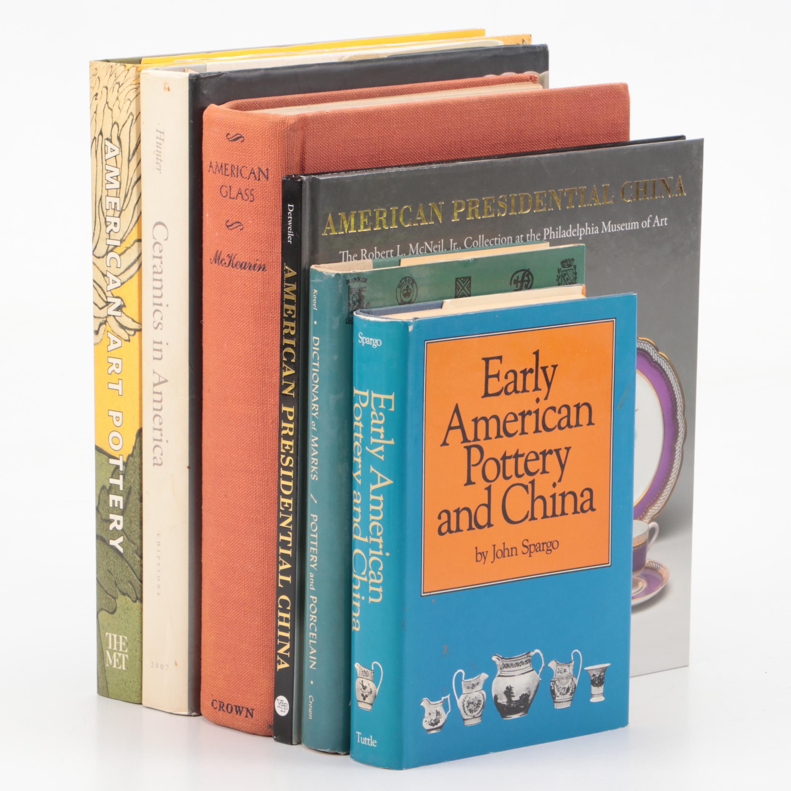 "American Glass" by George S. and Helen McKearin with American Pottery Books