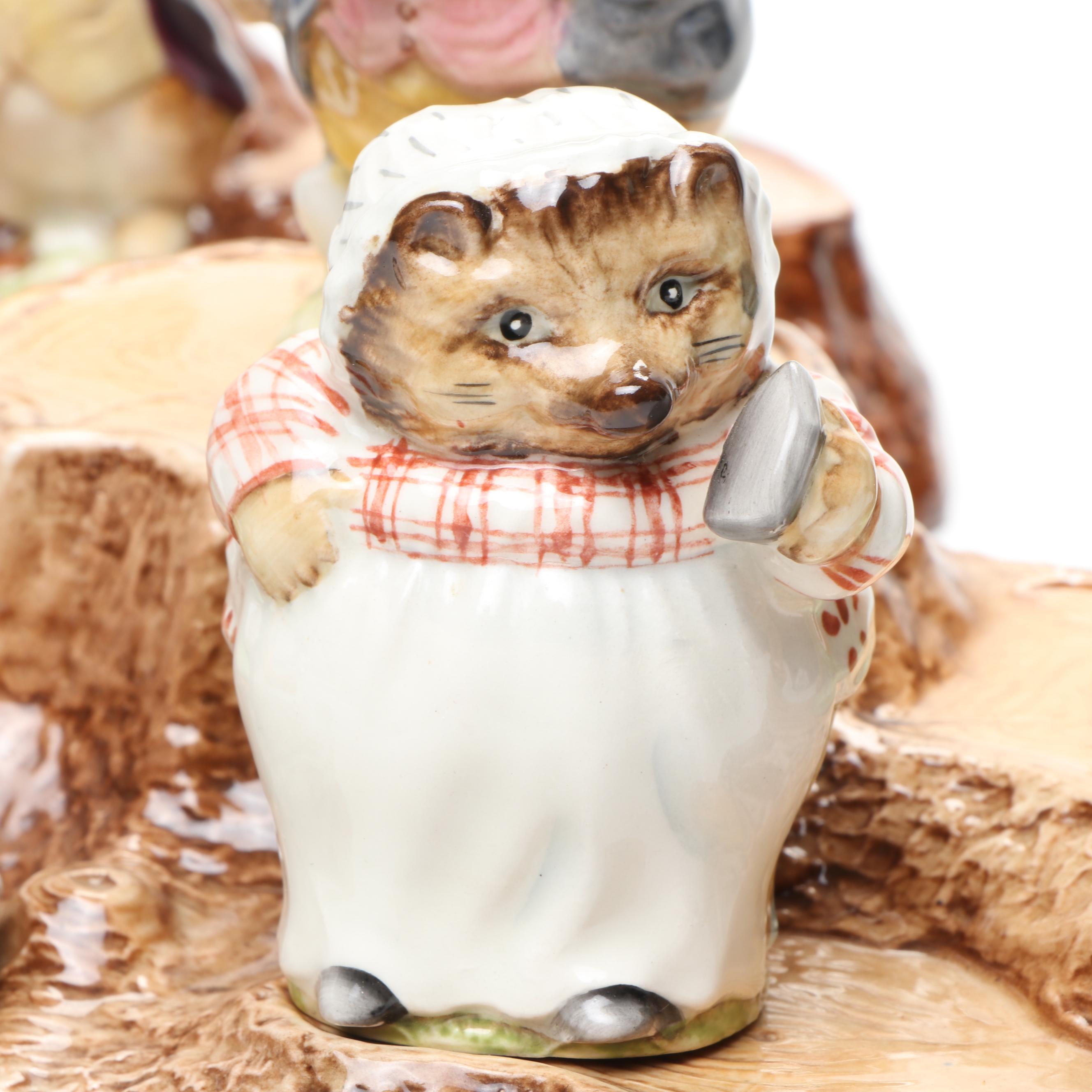 Royal Doulton "Beatrix Potter" Porcelain Figurines, Late 20th Century