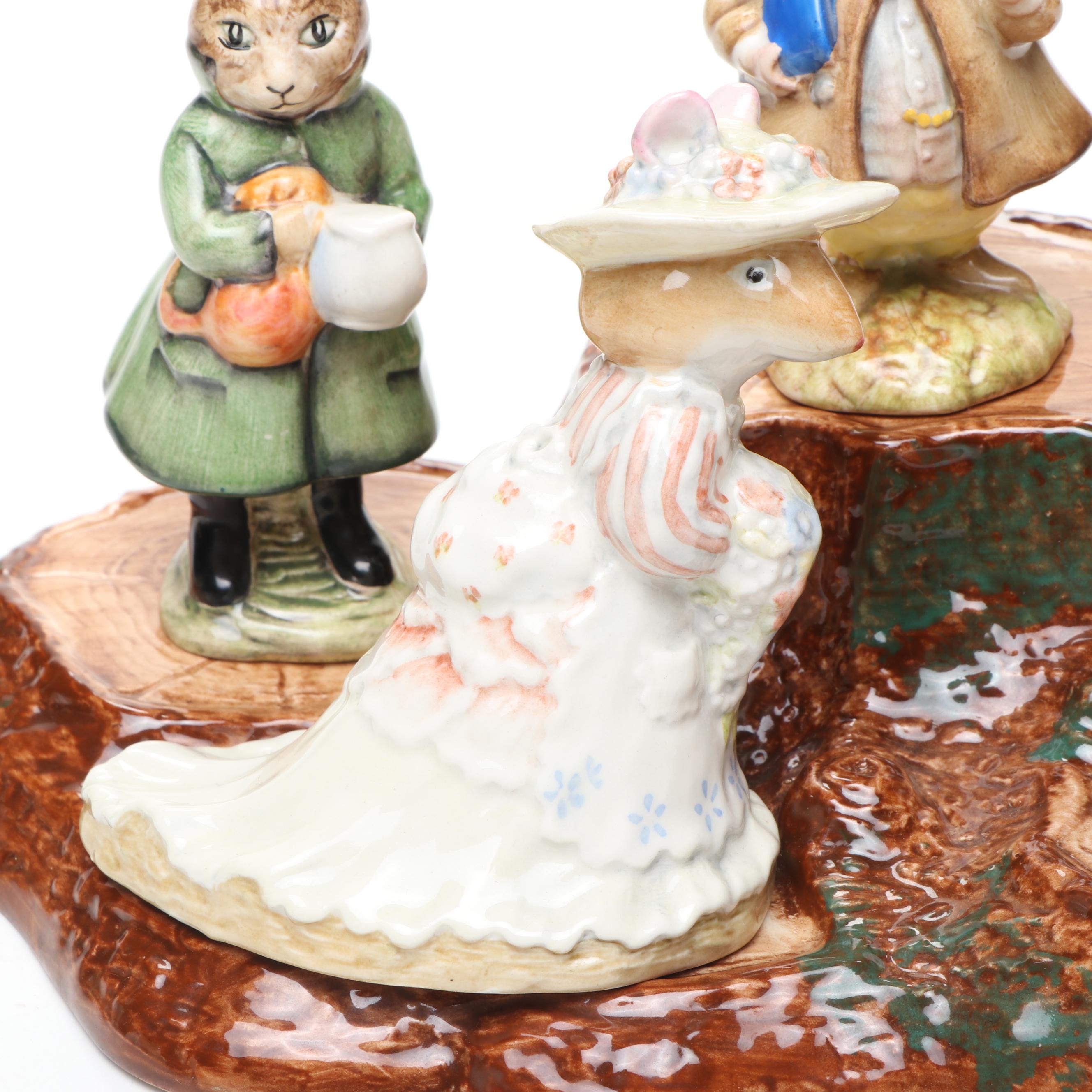 Royal Doulton "Beatrix Potter" Porcelain Figurines, Late 20th Century
