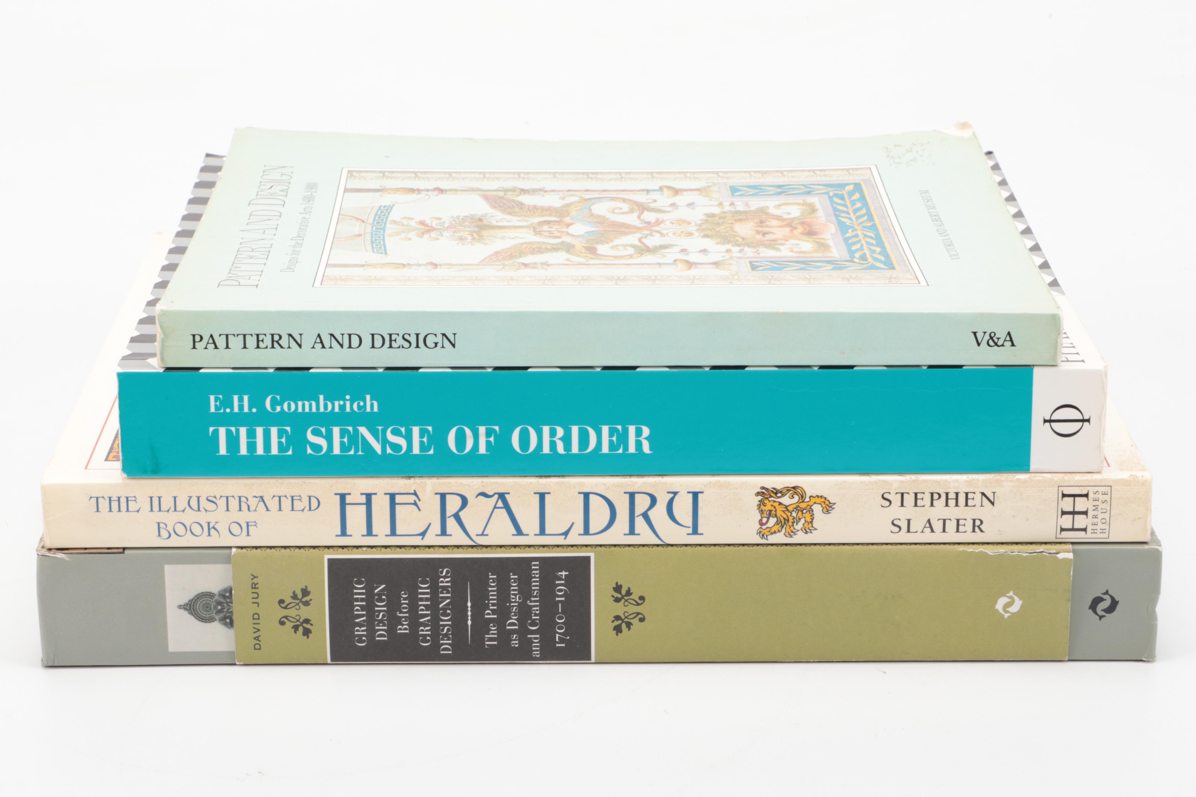 "The Illustrated Book of Heraldry" with Other Design Books