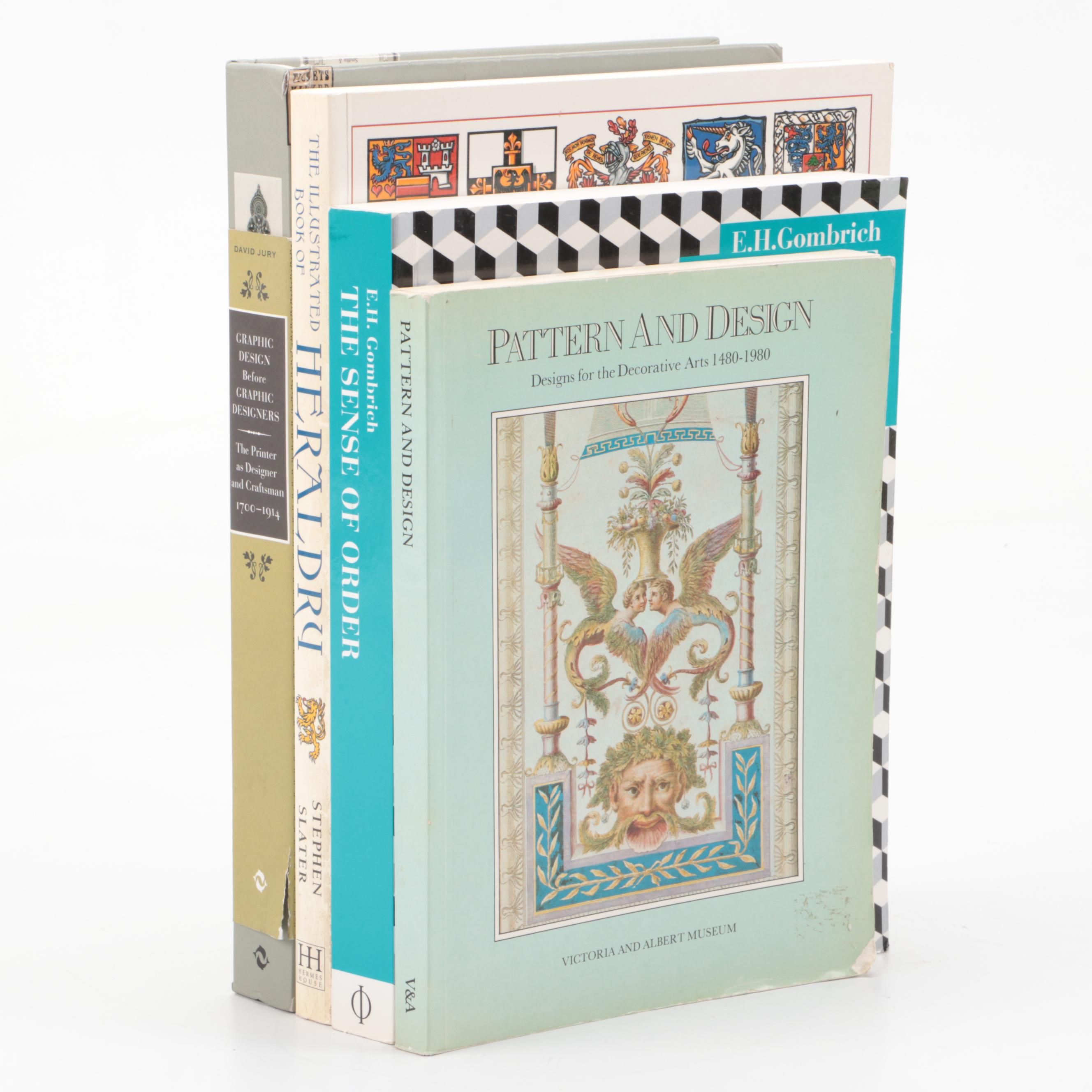 "The Illustrated Book of Heraldry" with Other Design Books
