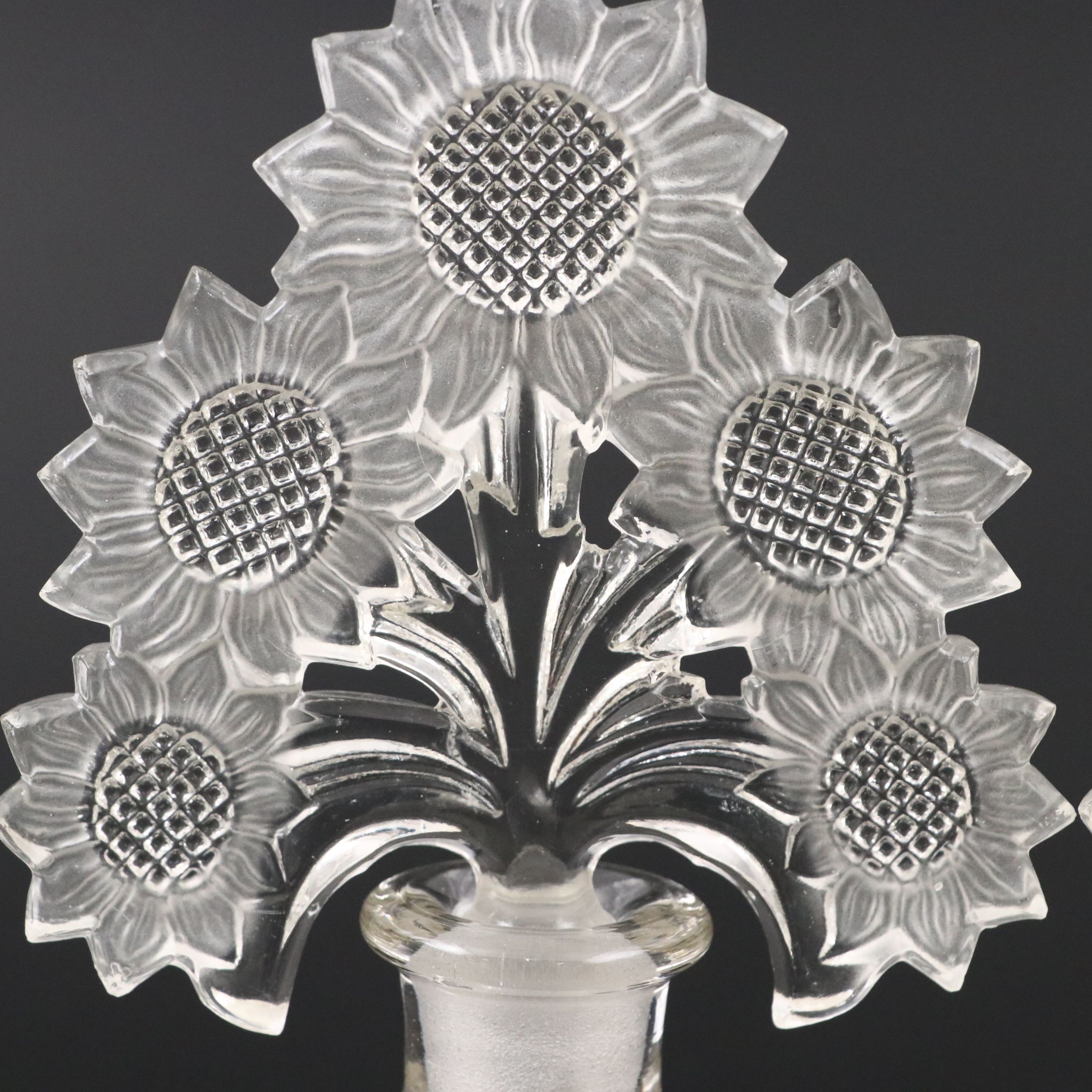 Imperial Glass for Irice Large Sunflower Perfume Bottles