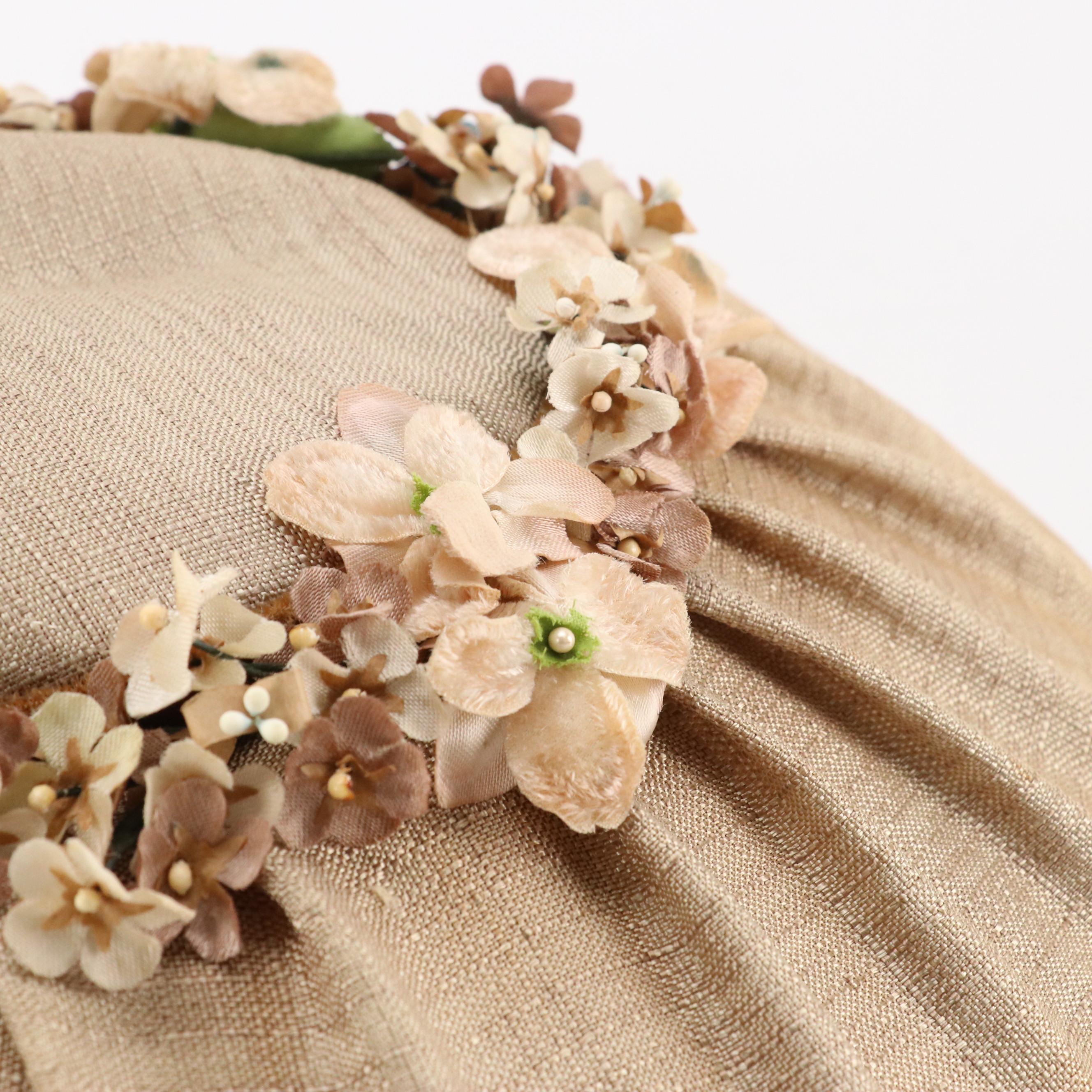 Embellished Low Crown Breton and Platter Hats, 1940s