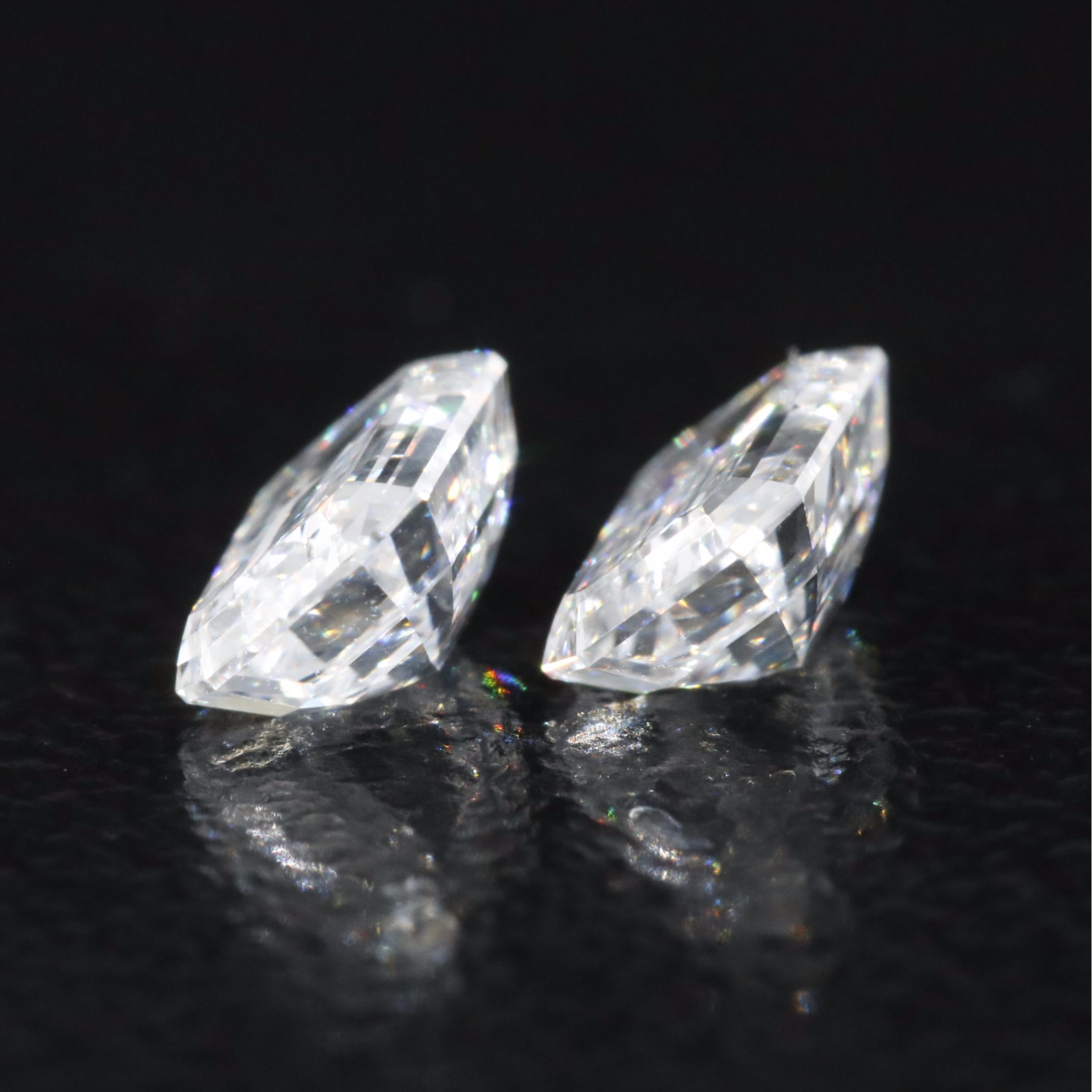 Loose 0.90 CTW Lab Grown Diamond Pair