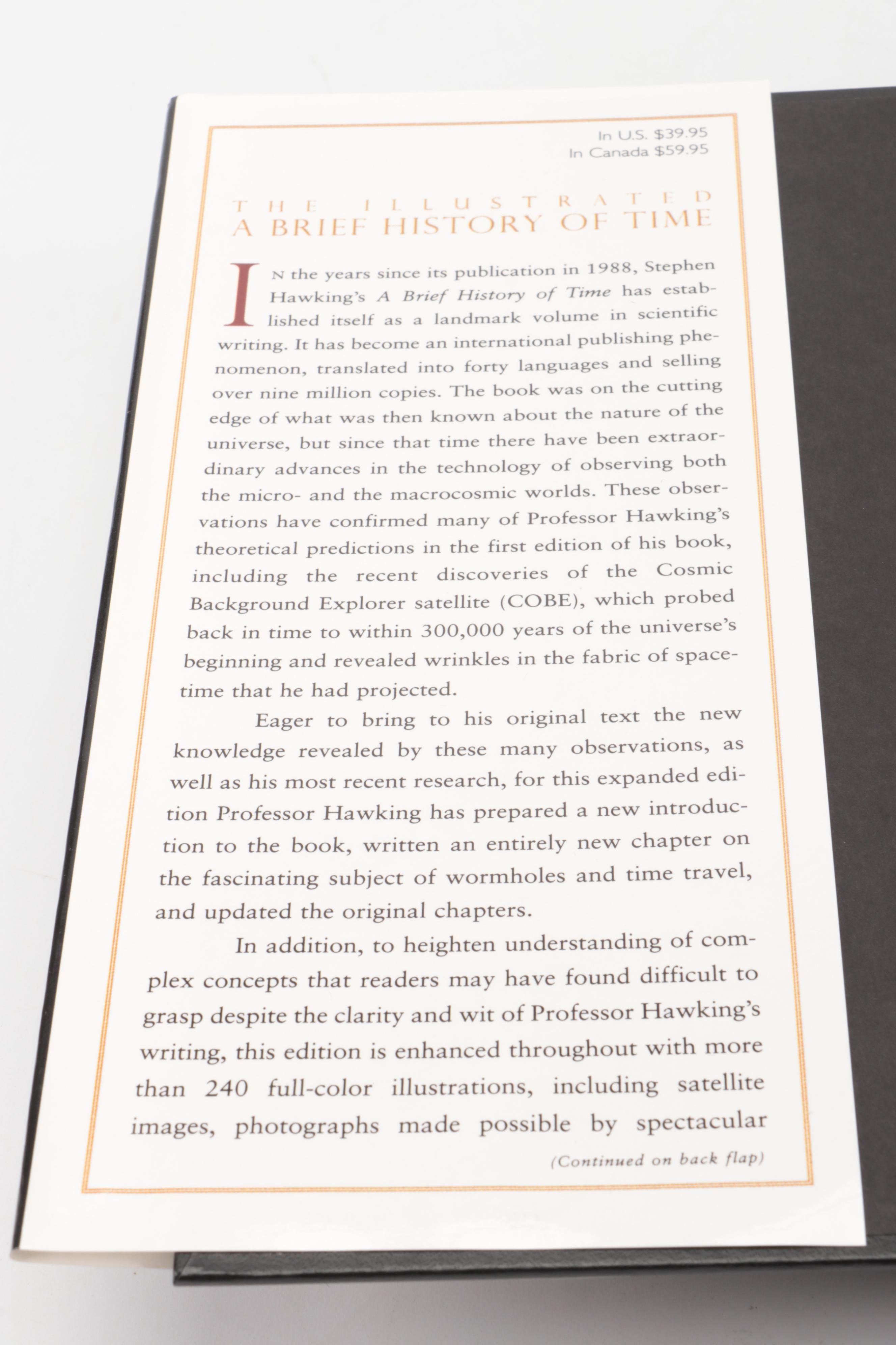 Deluxe "Universe in a Nutshell/Brief History of Time" Box Set by Stephen Hawking