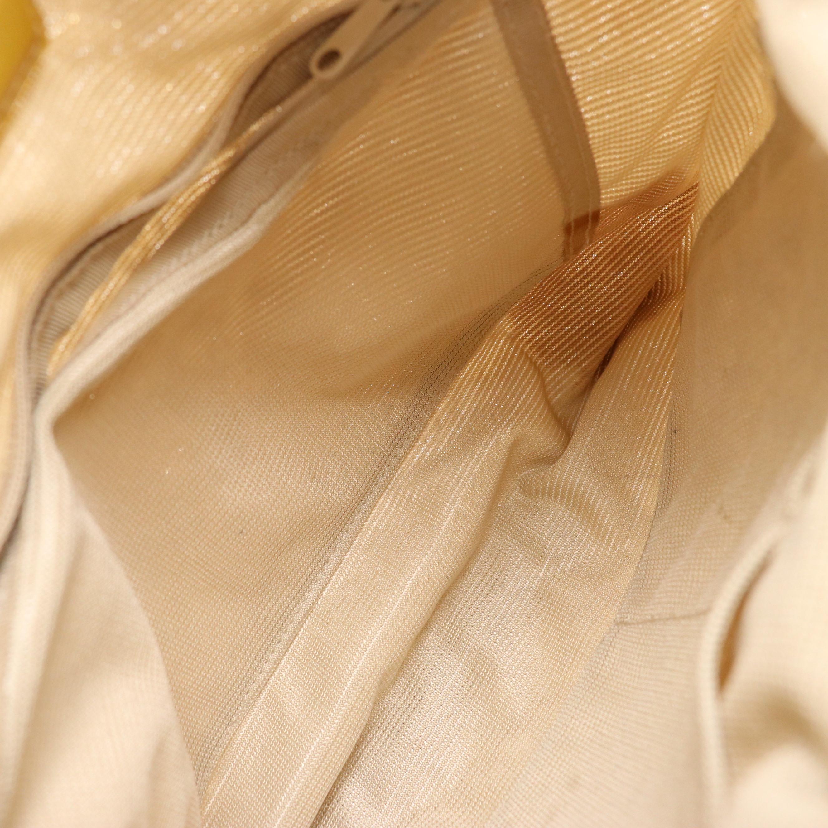 Anteprima Wire Bag in 'Latte Metallico' Woven PVC