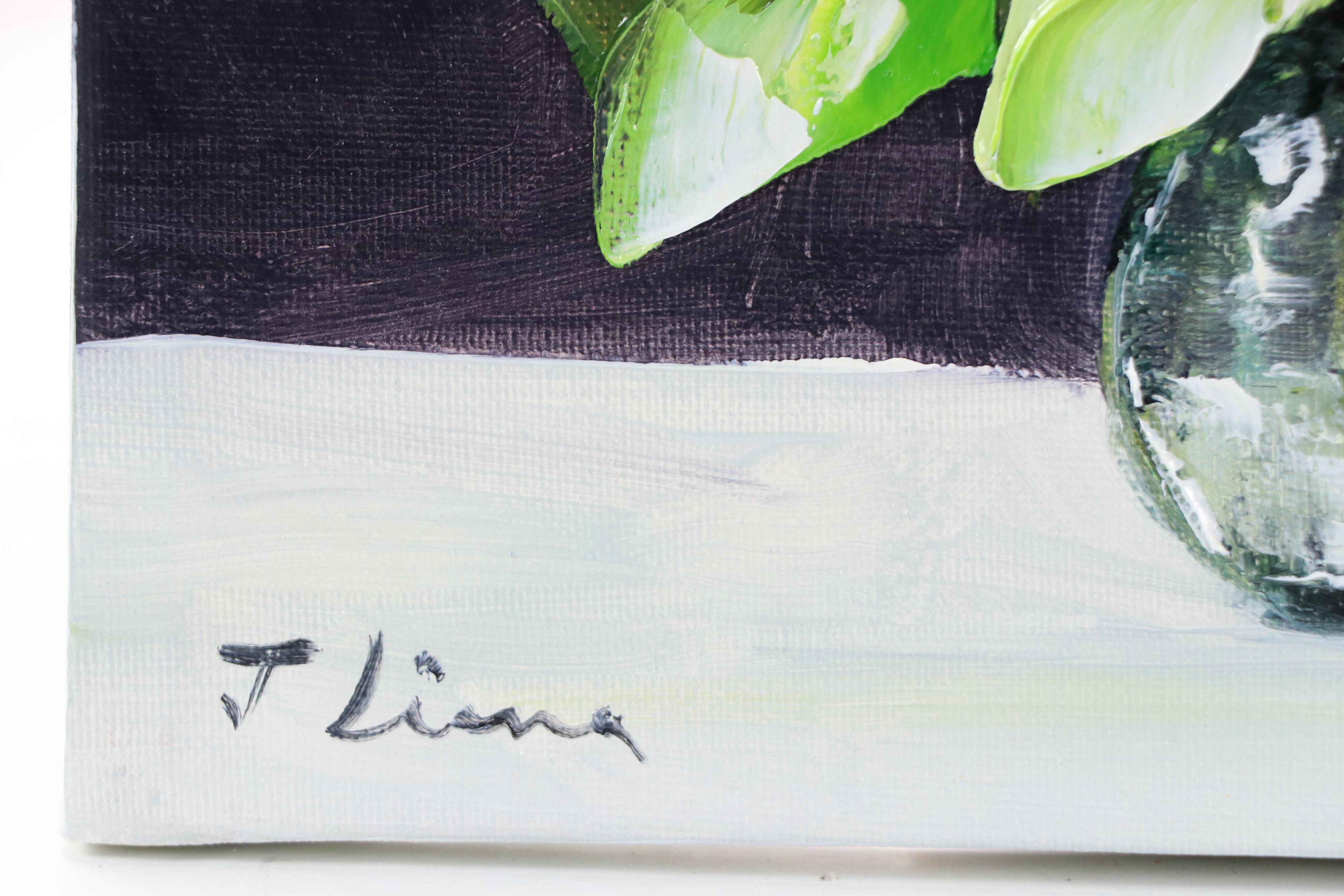 José M. Lima Floral Still Life Oil Painting, 2025