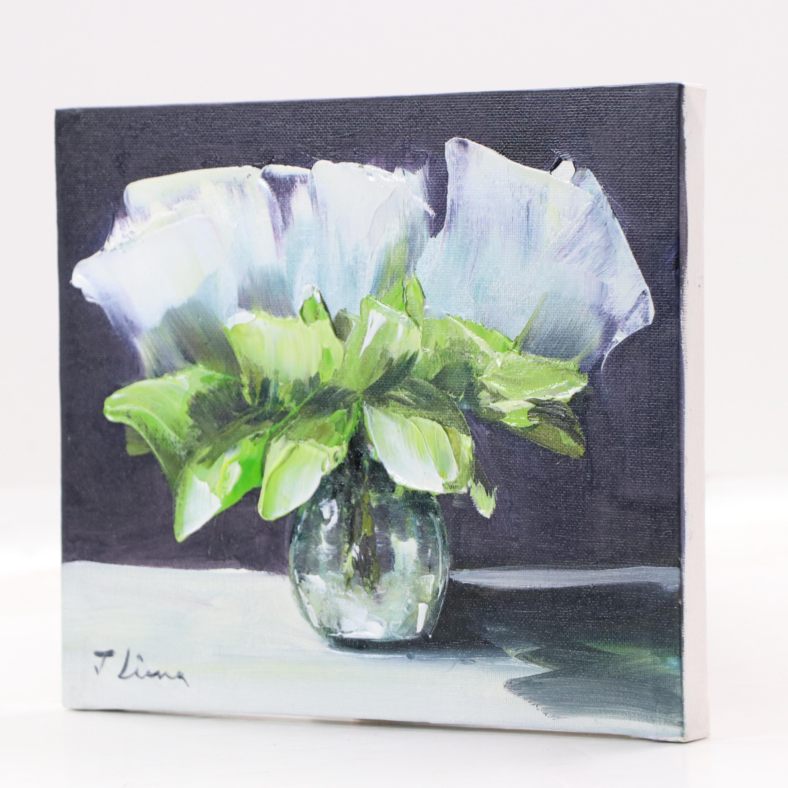 José M. Lima Floral Still Life Oil Painting, 2025