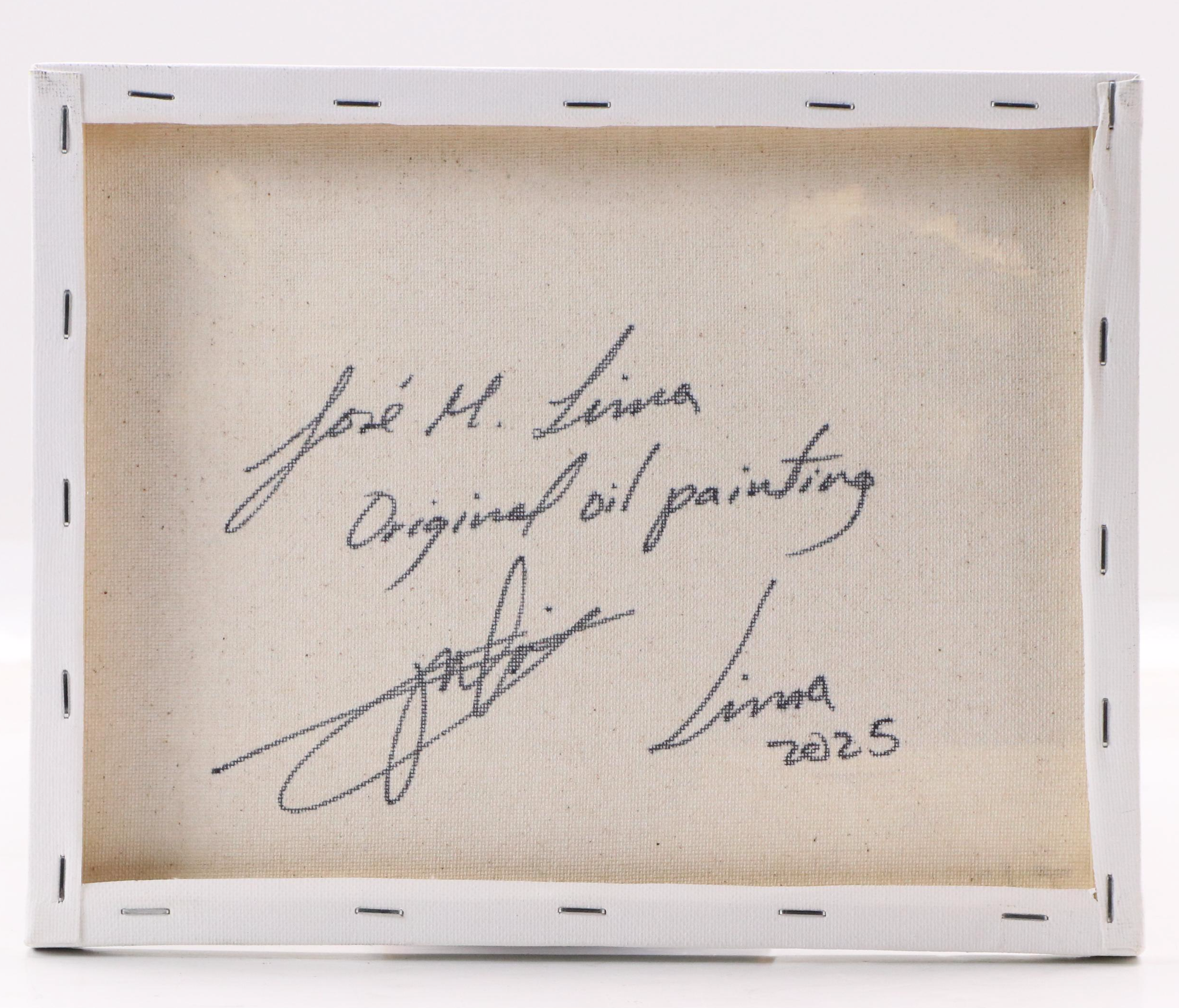 José M. Lima Floral Still Life Oil Painting, 2025