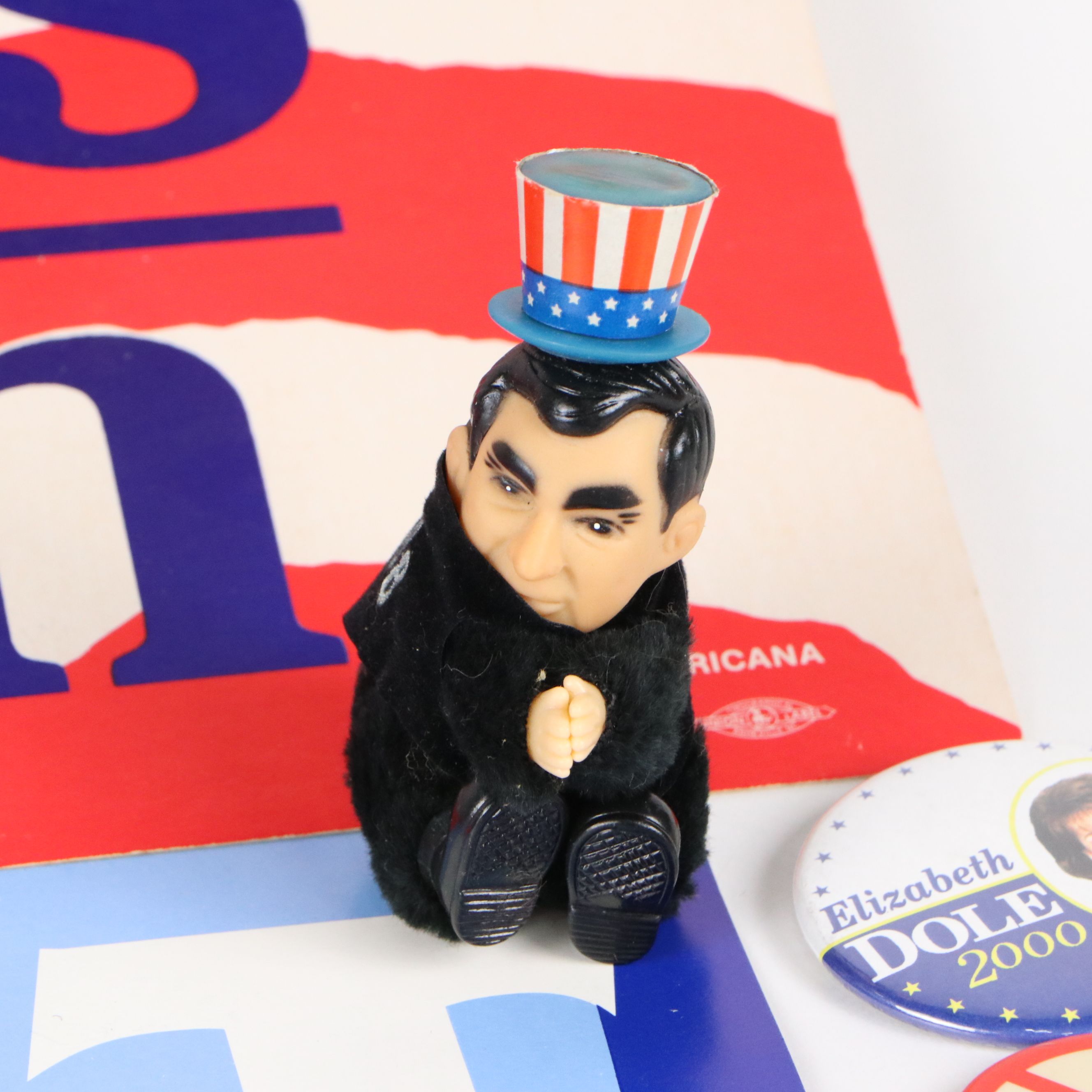 Michael Dukakis and Ross Perot Campaign Pinbacks, Posters and More