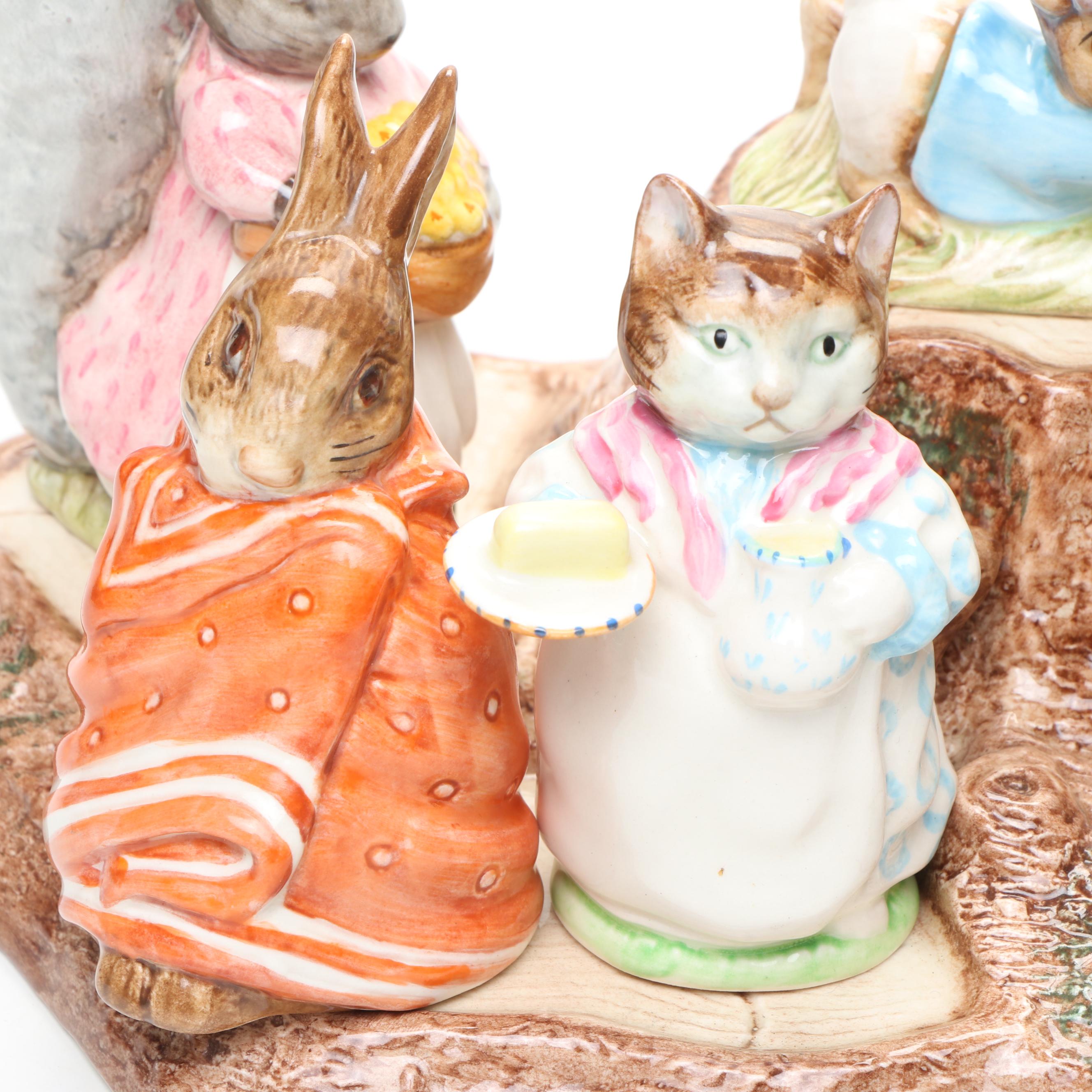 F. Warner & Co. Beatrix Potter Porcelain Figurines
