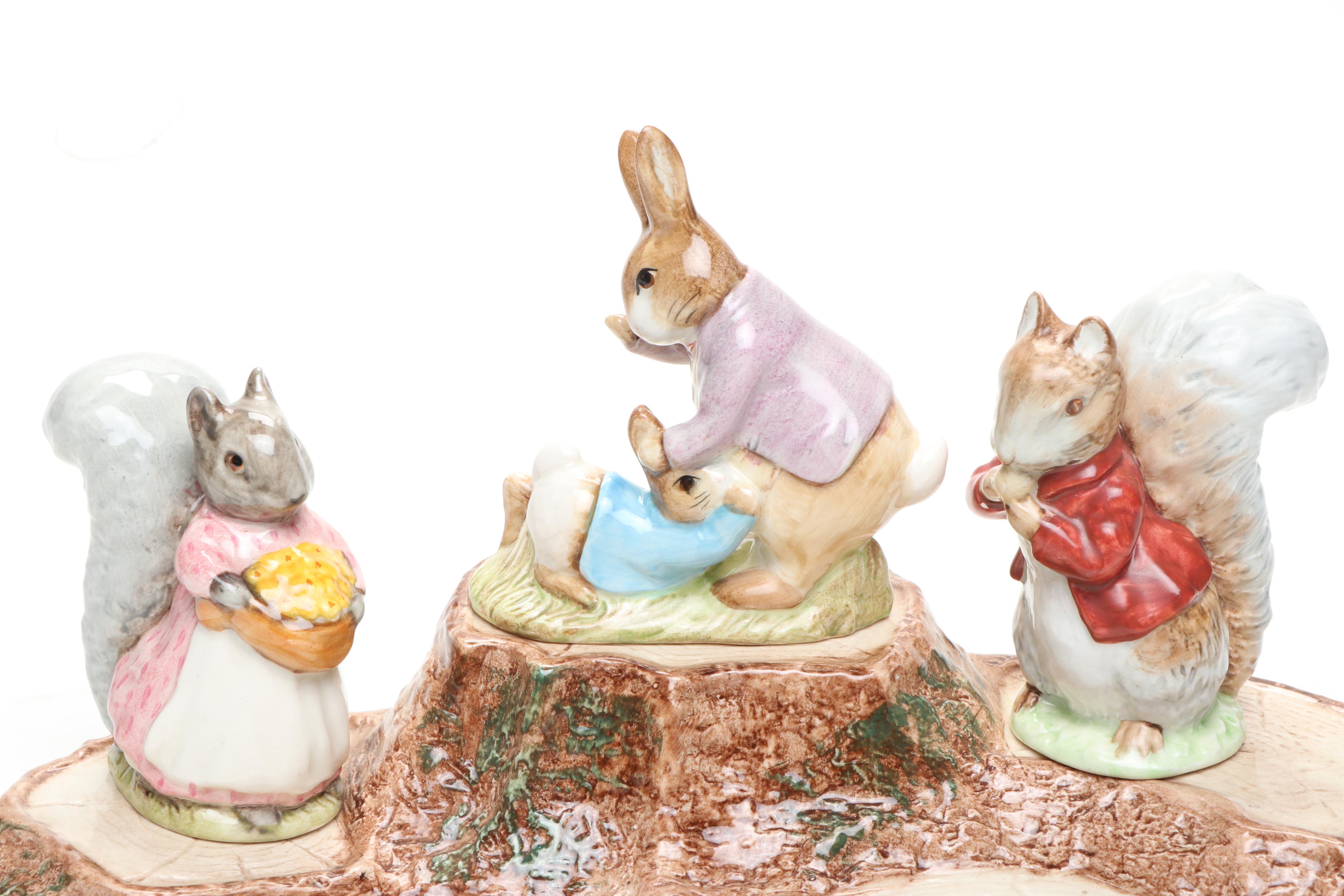 F. Warner & Co. Beatrix Potter Porcelain Figurines