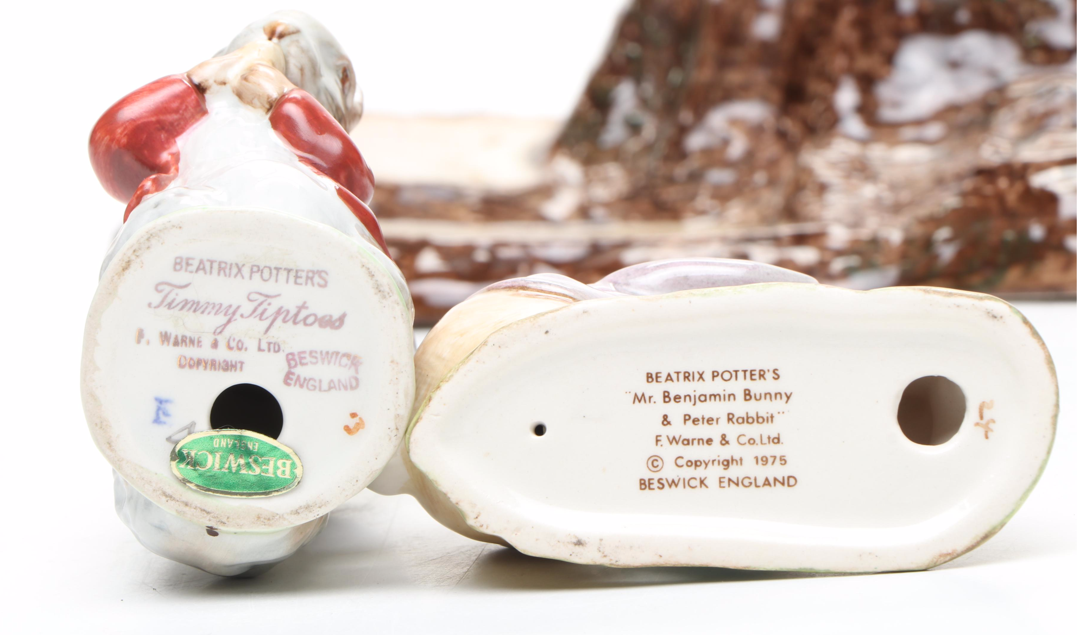 F. Warner & Co. Beatrix Potter Porcelain Figurines