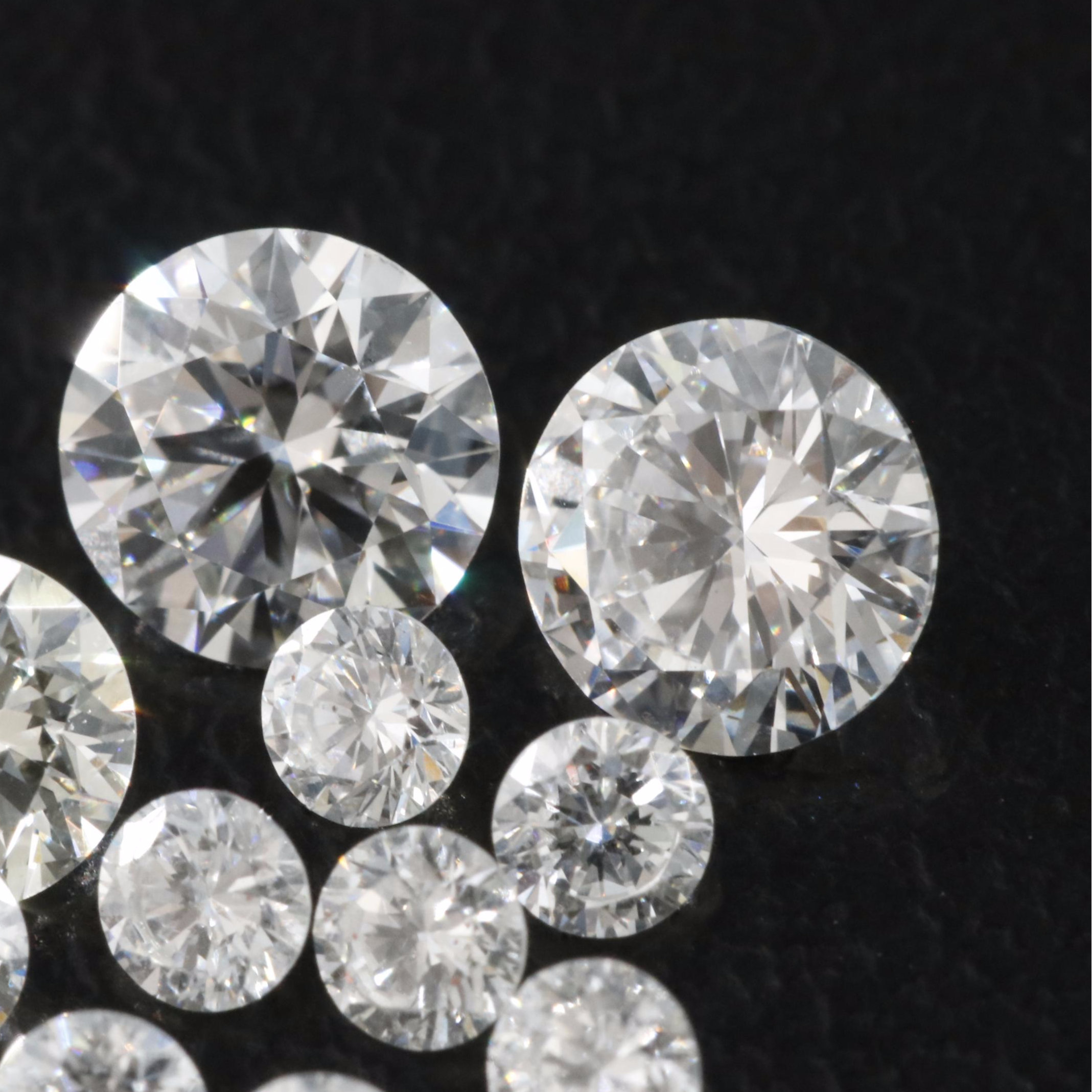 Loose 1.56 CTW Lab Grown Diamonds