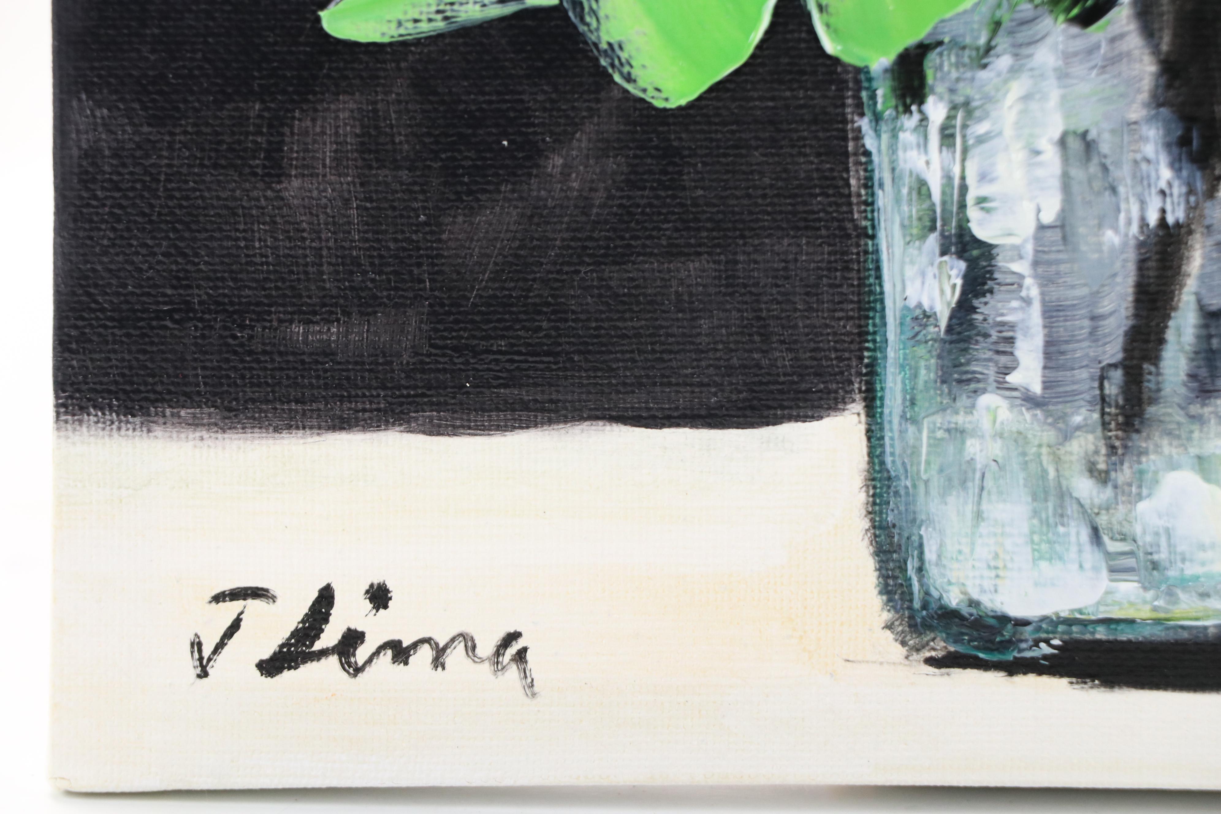 José M. Lima Floral Still Life Oil Painting, 2025