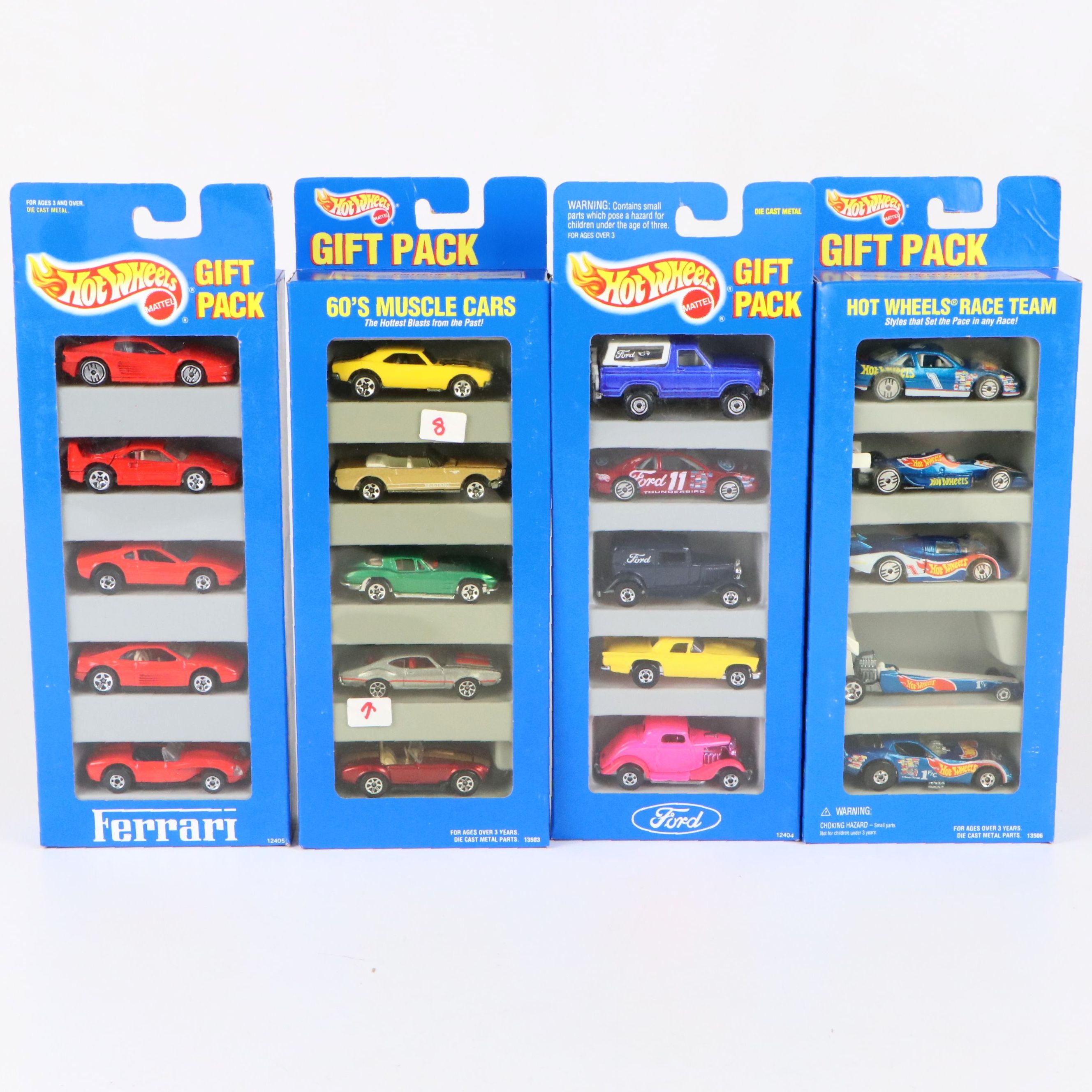 Mattel Hot Wheels Ferrari, 60's Muscle Cars, and More Gift Pack Sets