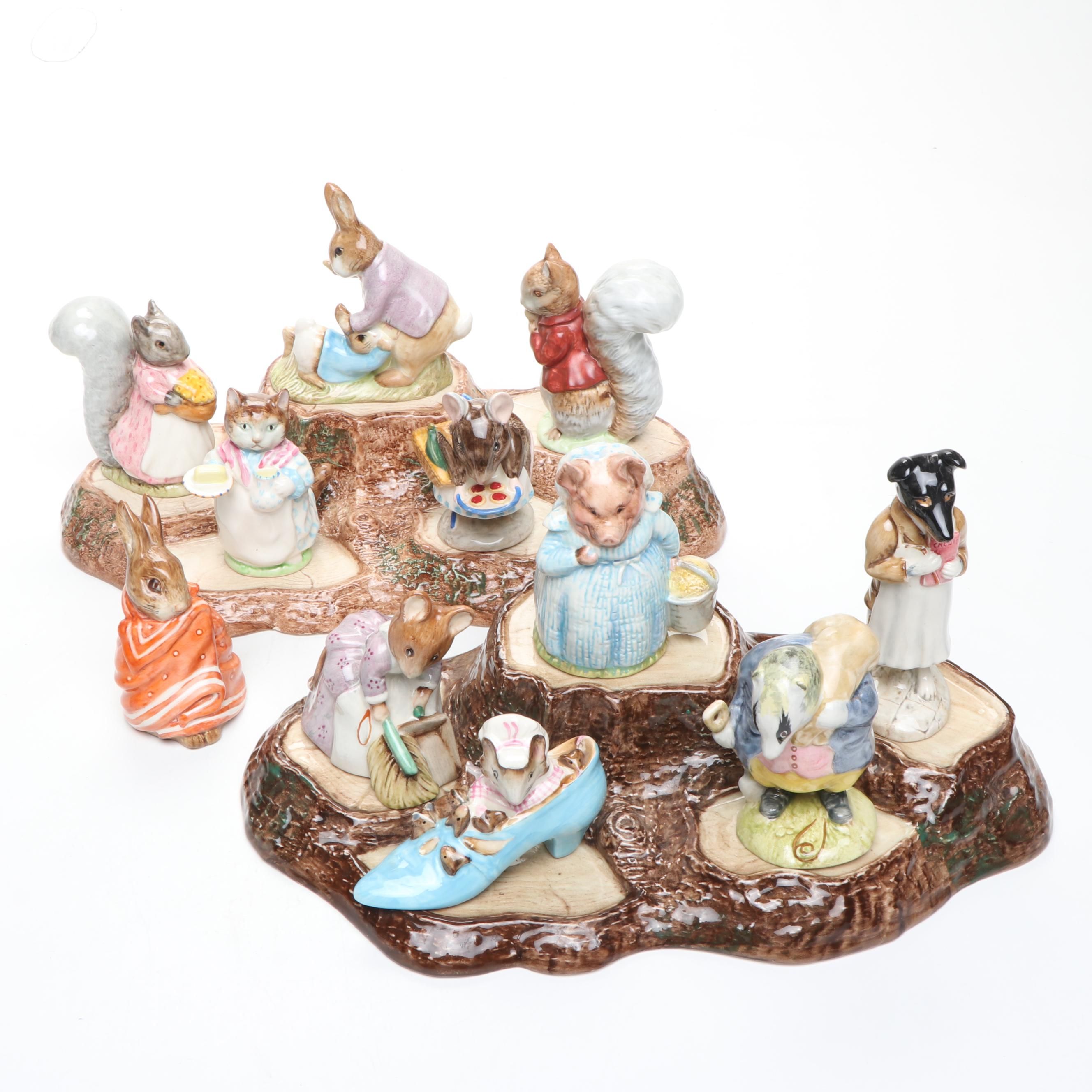 F. Warner & Co. Beatrix Potter Porcelain Figurines
