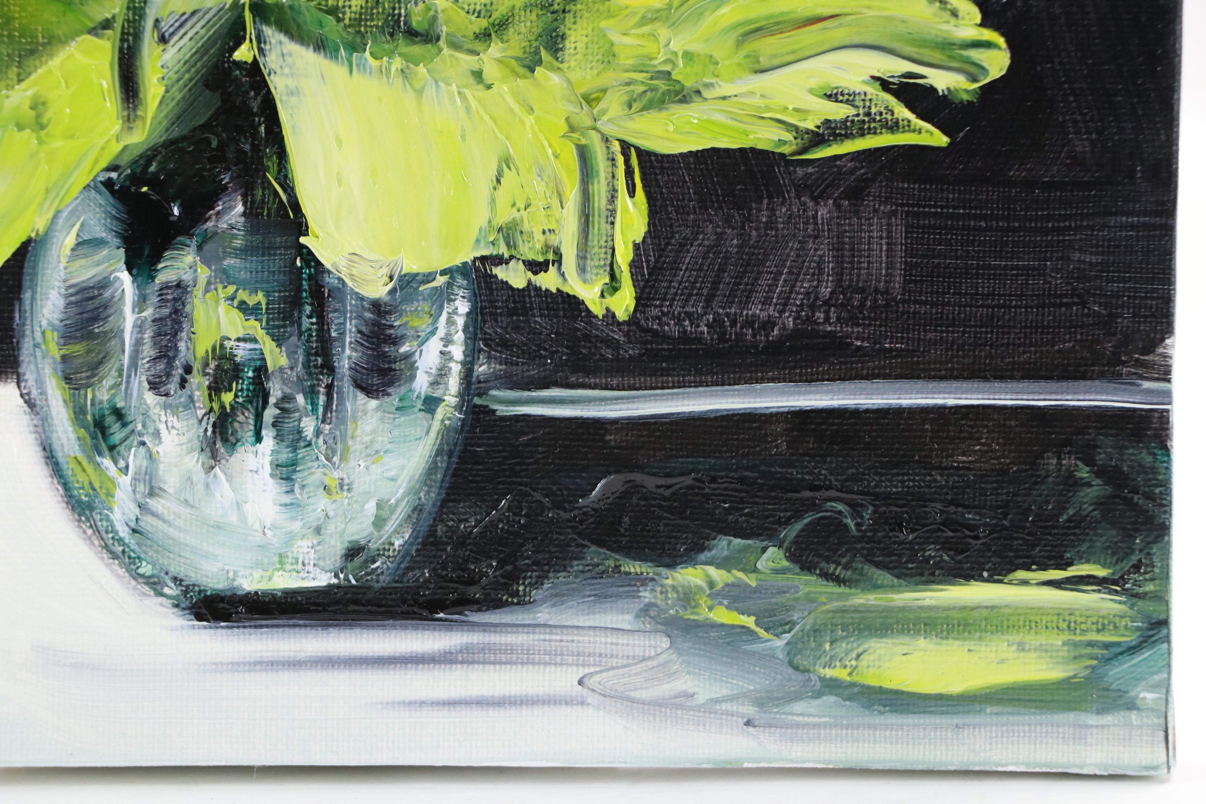 José M. Lima Floral Still Life Oil Painting, 2025