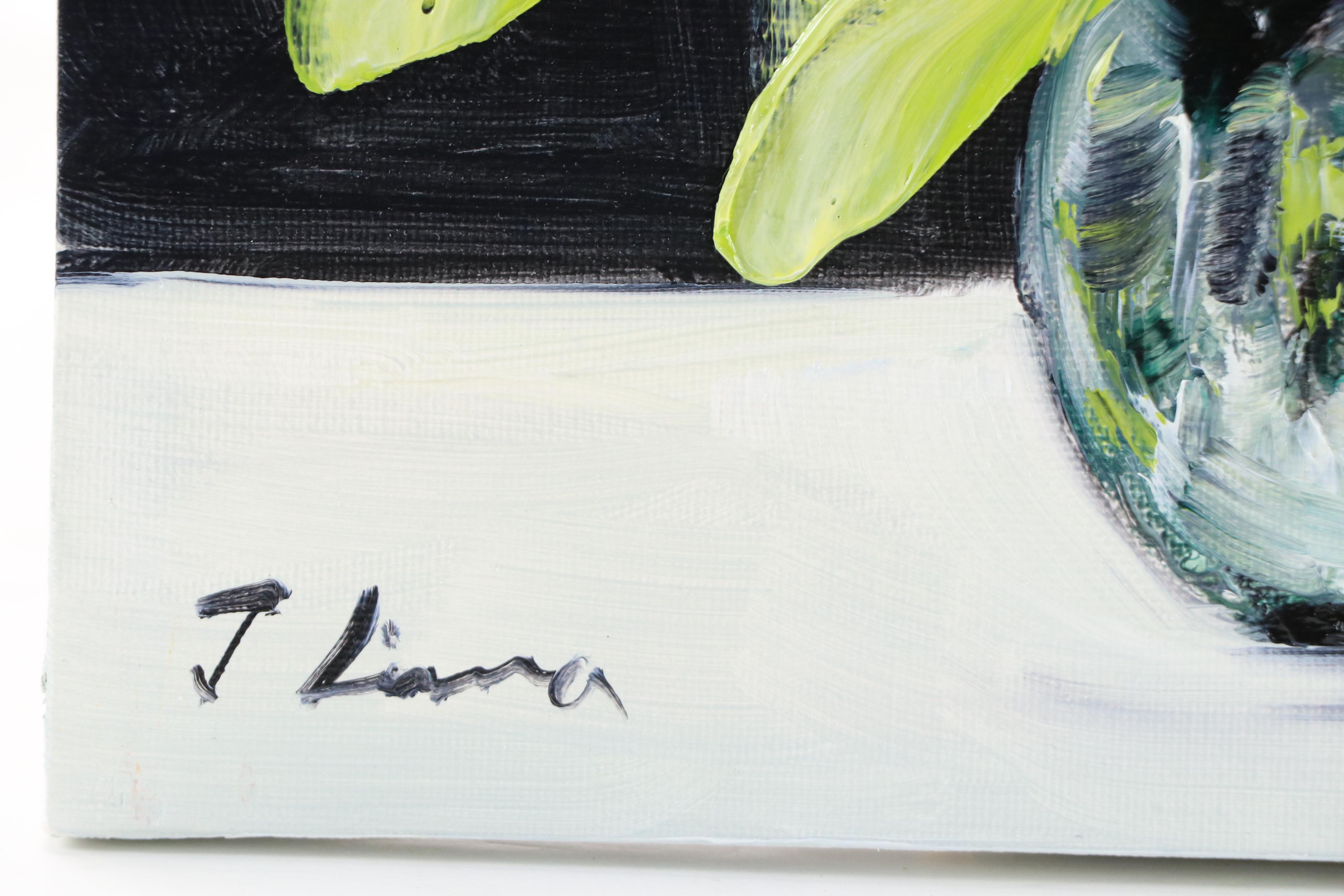 José M. Lima Floral Still Life Oil Painting, 2025