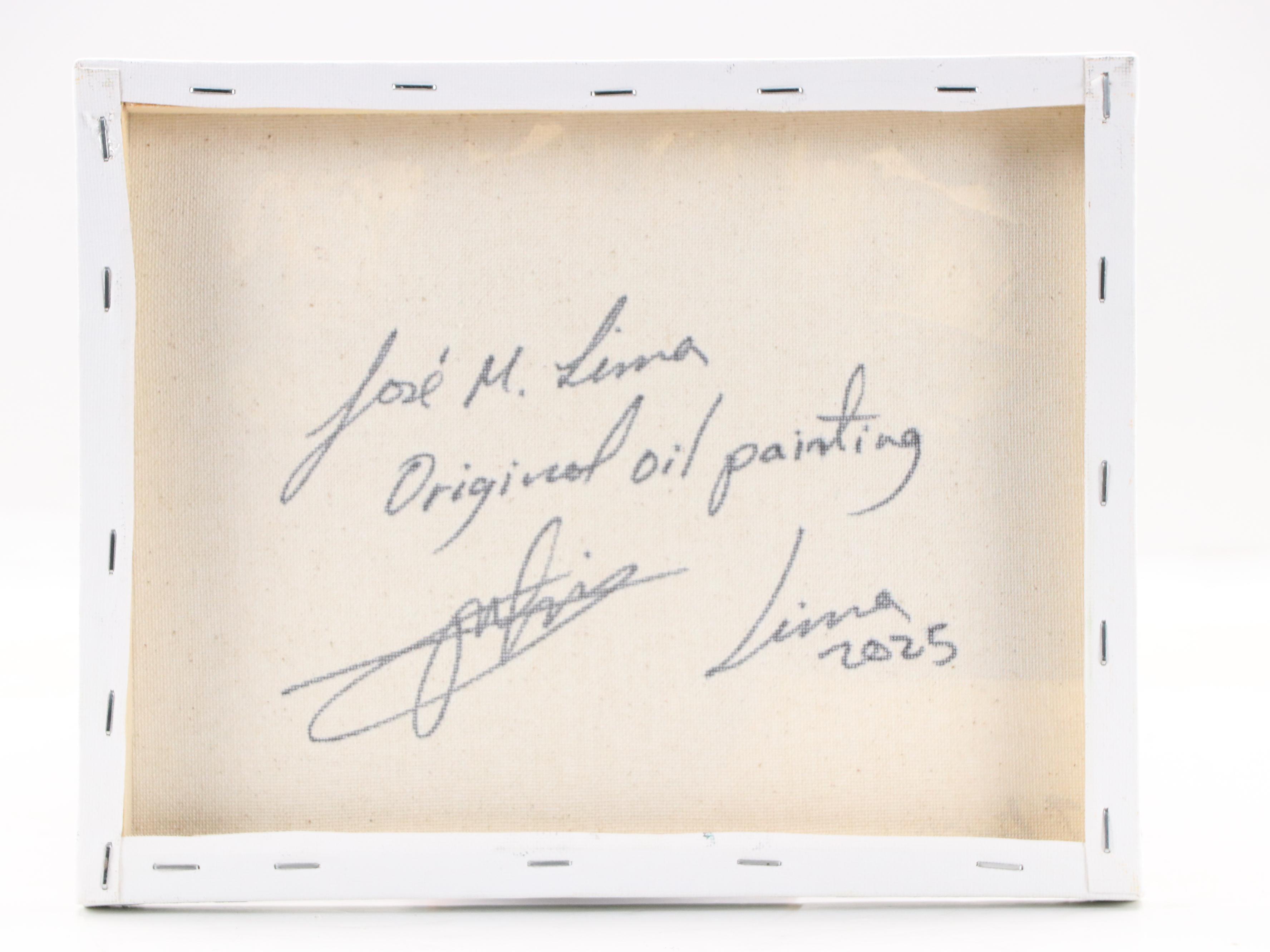 José M. Lima Floral Still Life Oil Painting, 2025