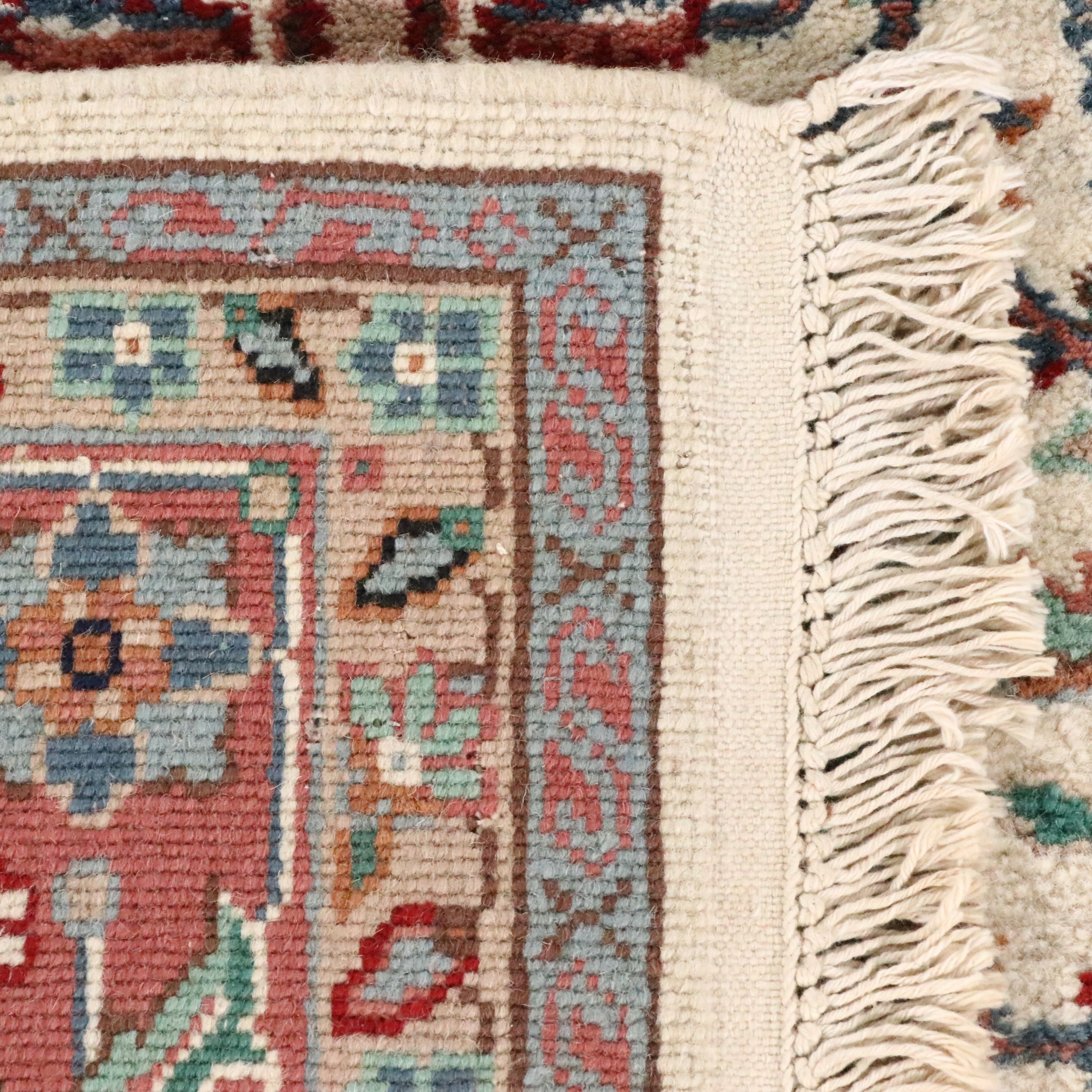 5' x 8'9 Hand-Knotted Indo-Persian Ahar Style Area Rug