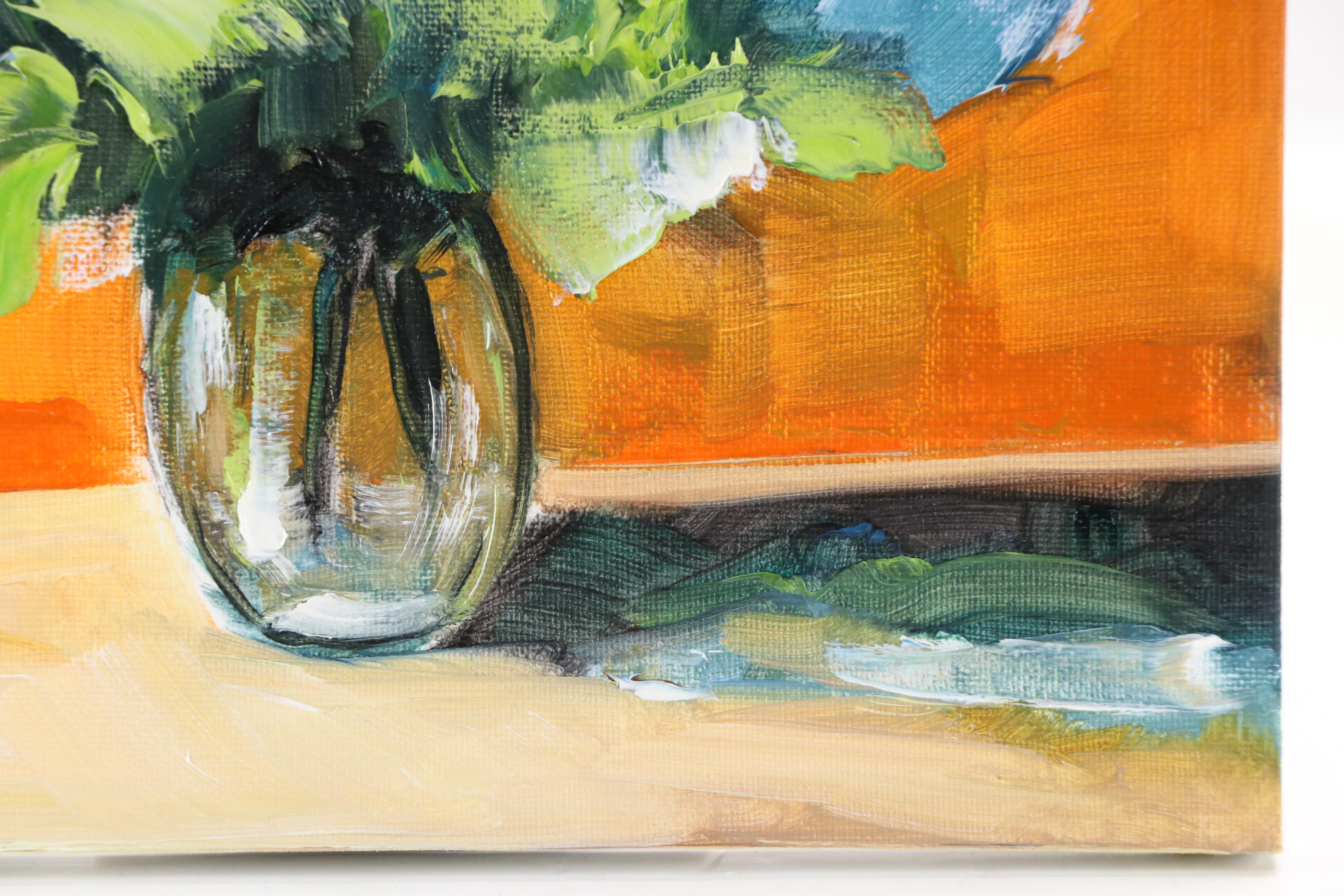 José M. Lima Floral Still Life Oil Painting, 2025