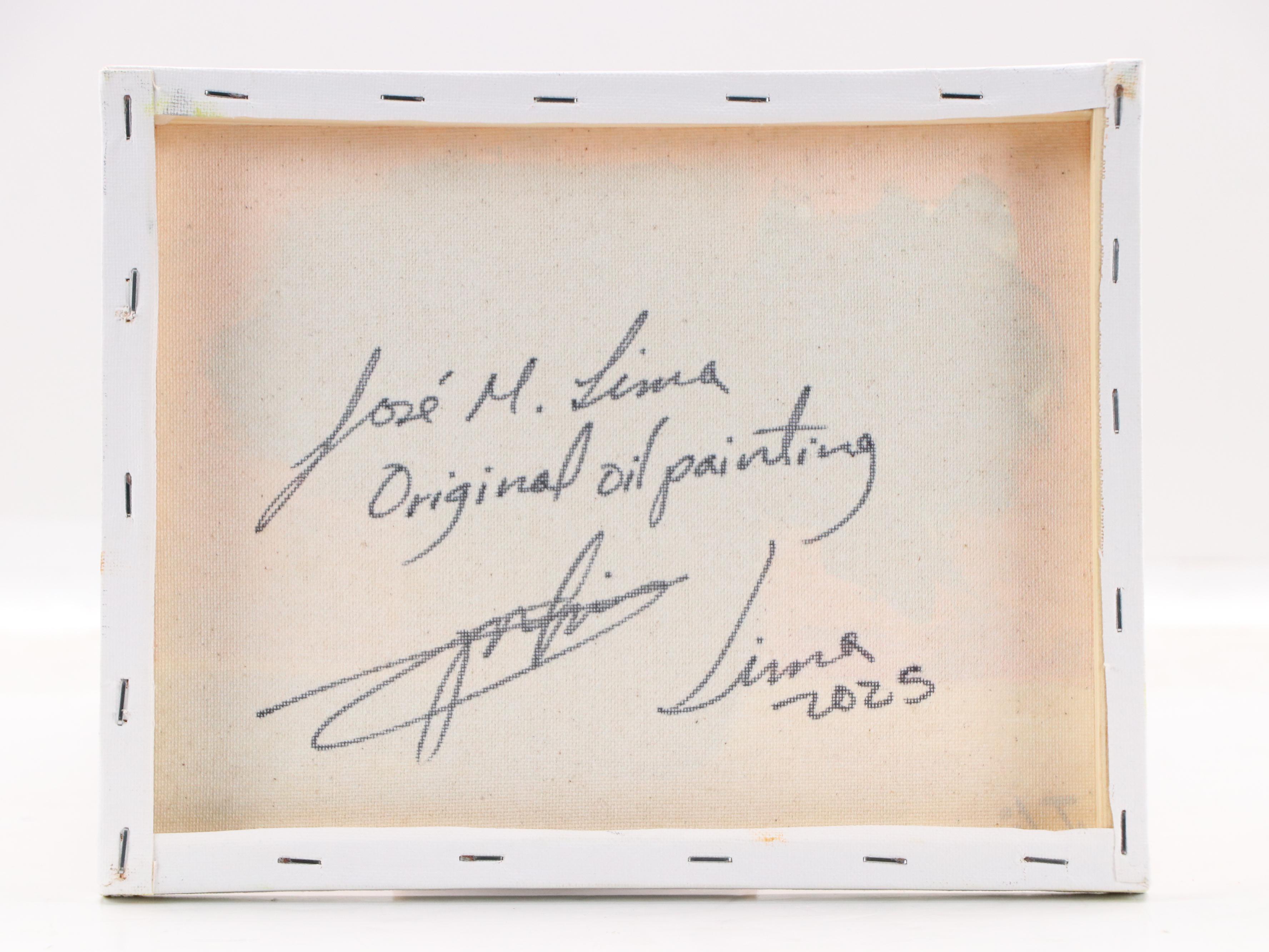 José M. Lima Floral Still Life Oil Painting, 2025