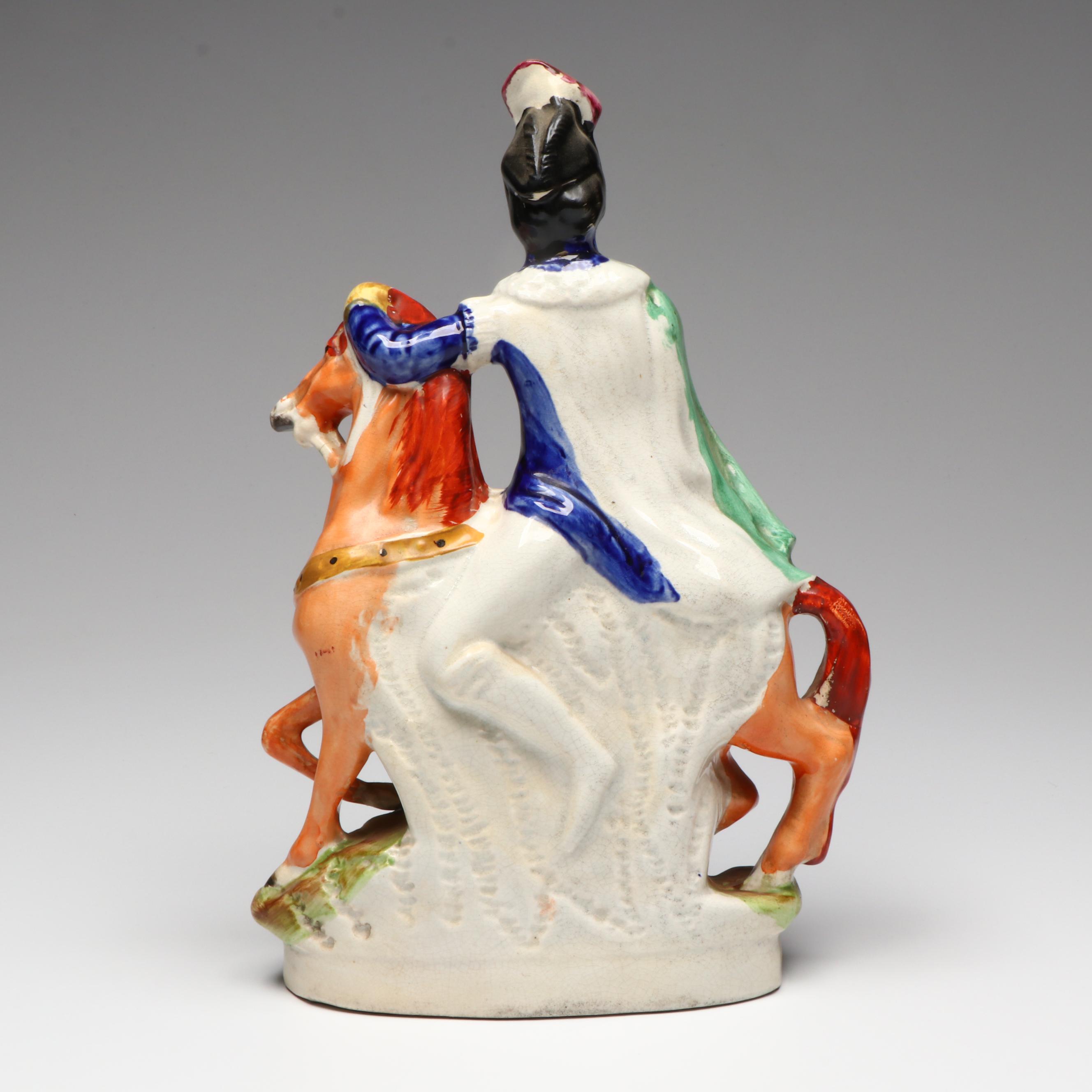 Staffordshire Louis Napoleon and Empress of France Figurines, c. 1860