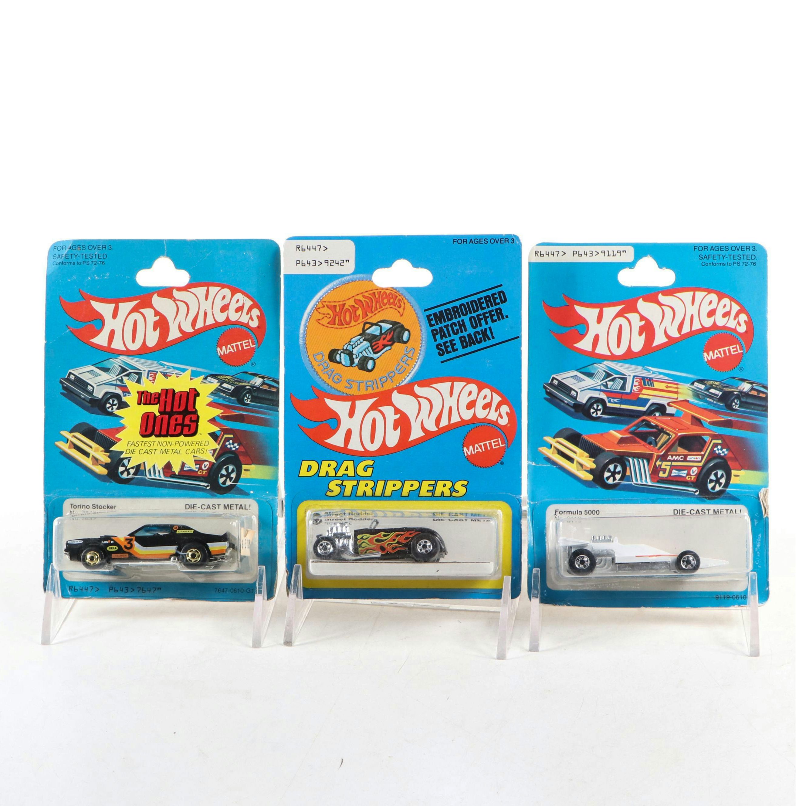 Mattel Hot Wheels "Torino Stocker," "Street Rodder," and Other Diecast Cars