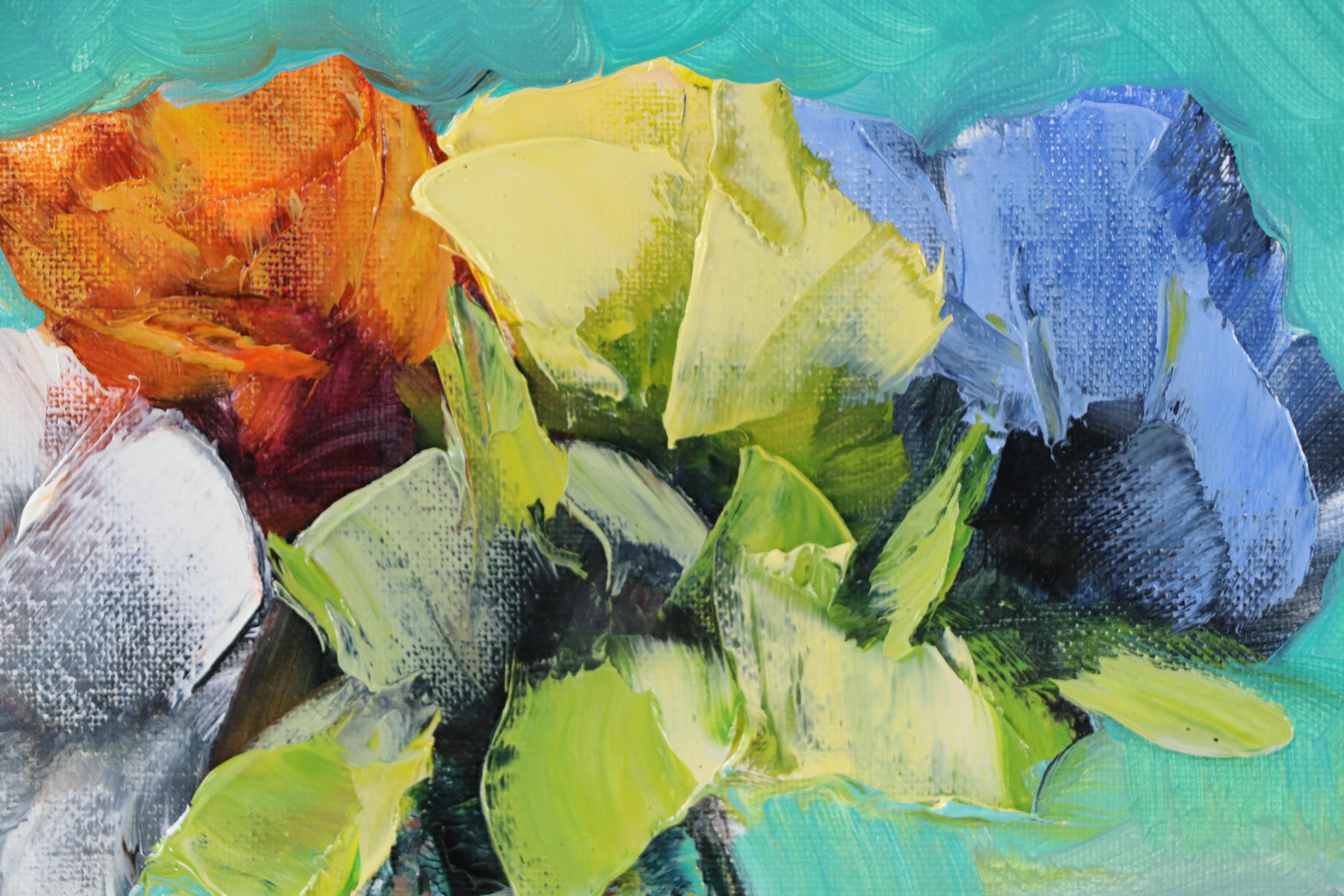 José M. Lima Floral Still Life Oil Painting, 2025