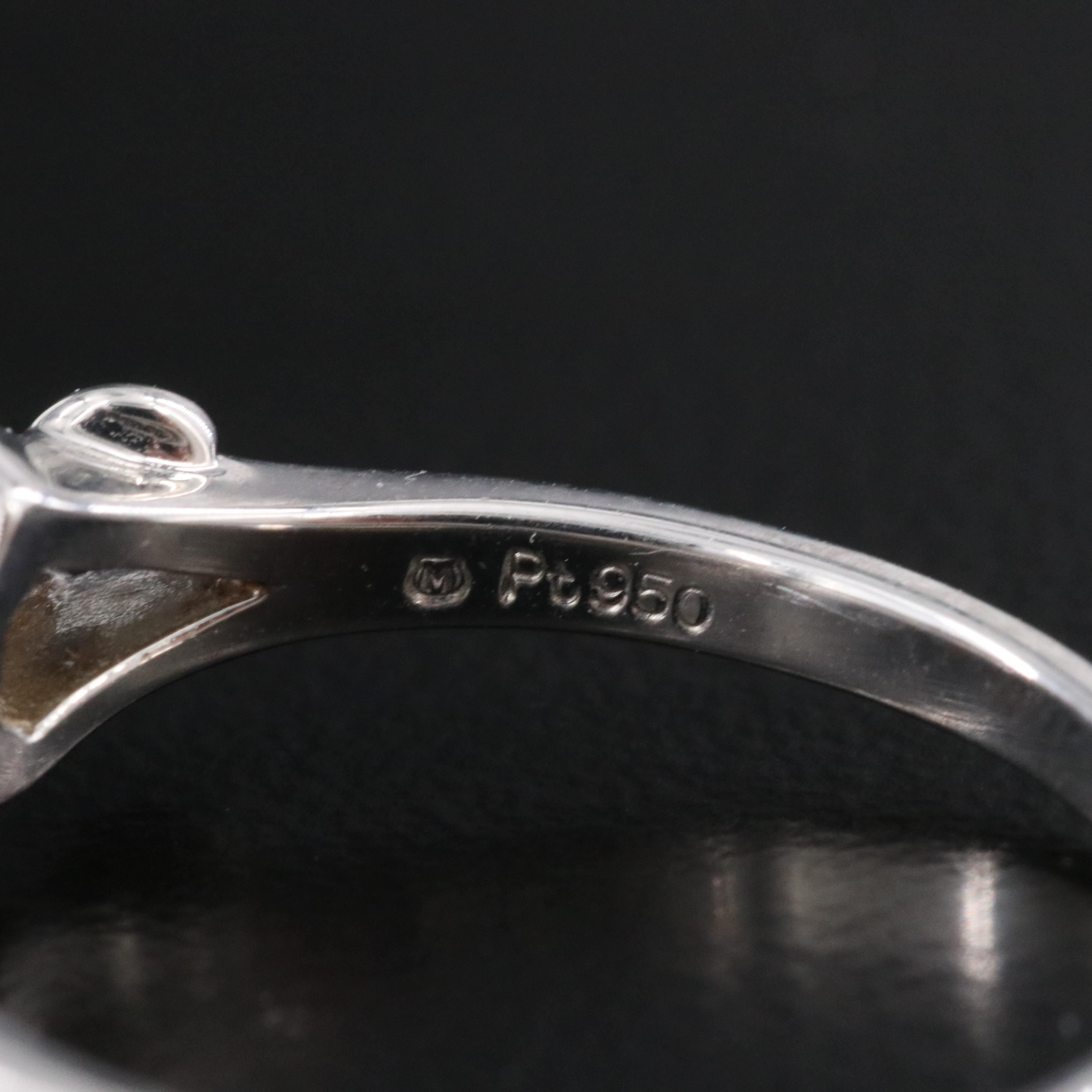 Mikimoto Platinum Pearl Ring