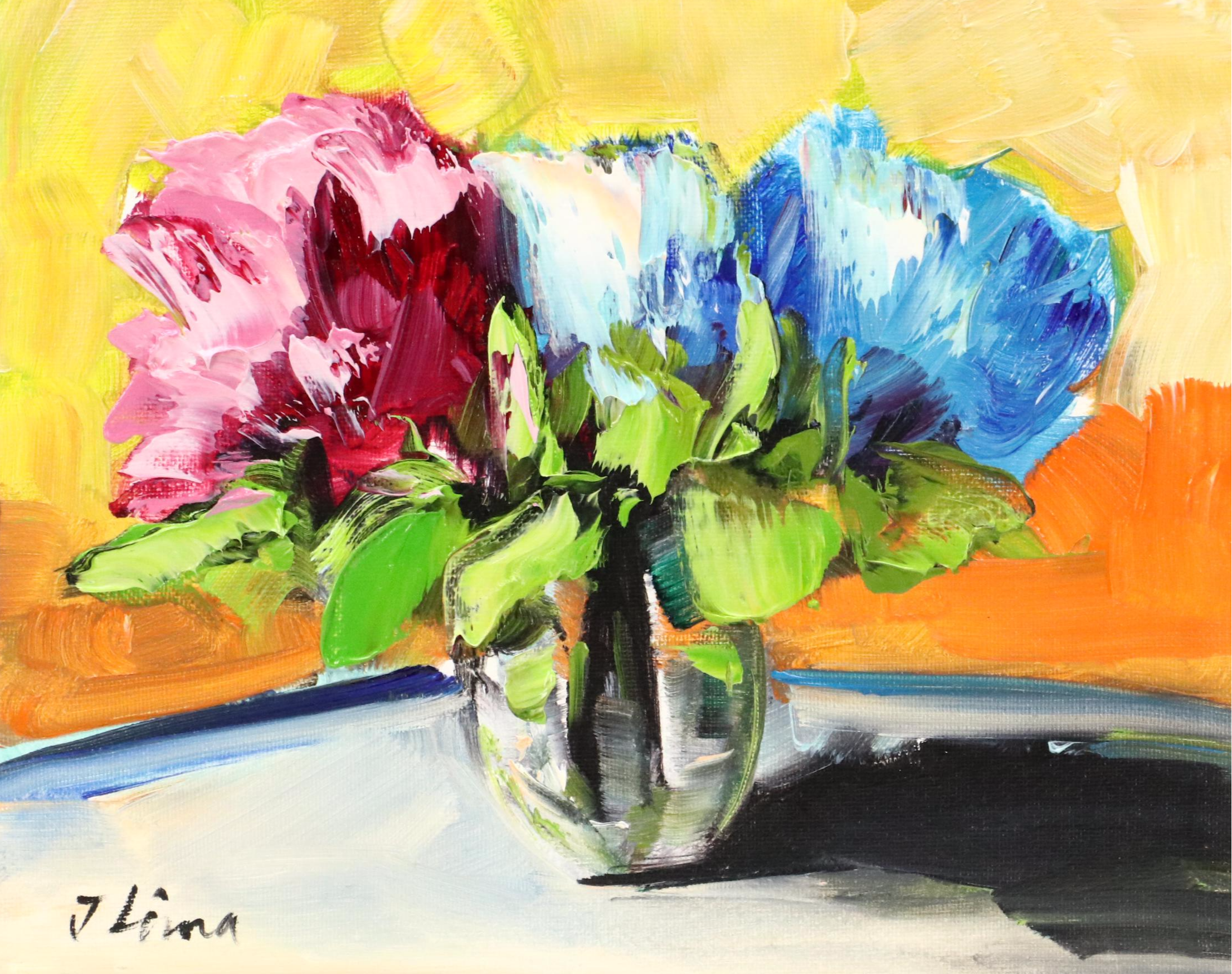 José M. Lima Floral Still Life Oil Painting, 2025