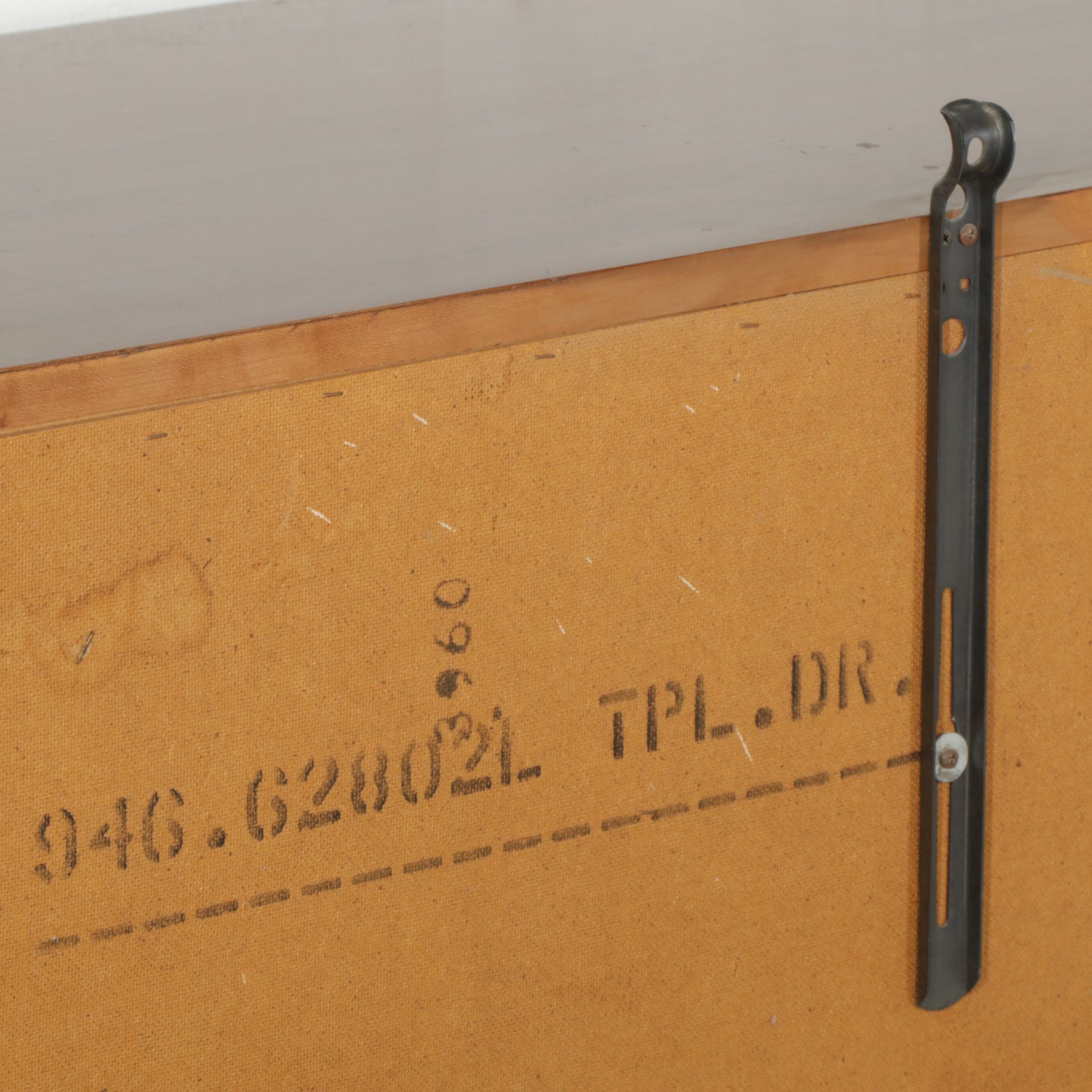Walnut Dresser and Mirror, Mid to Late 20th Century