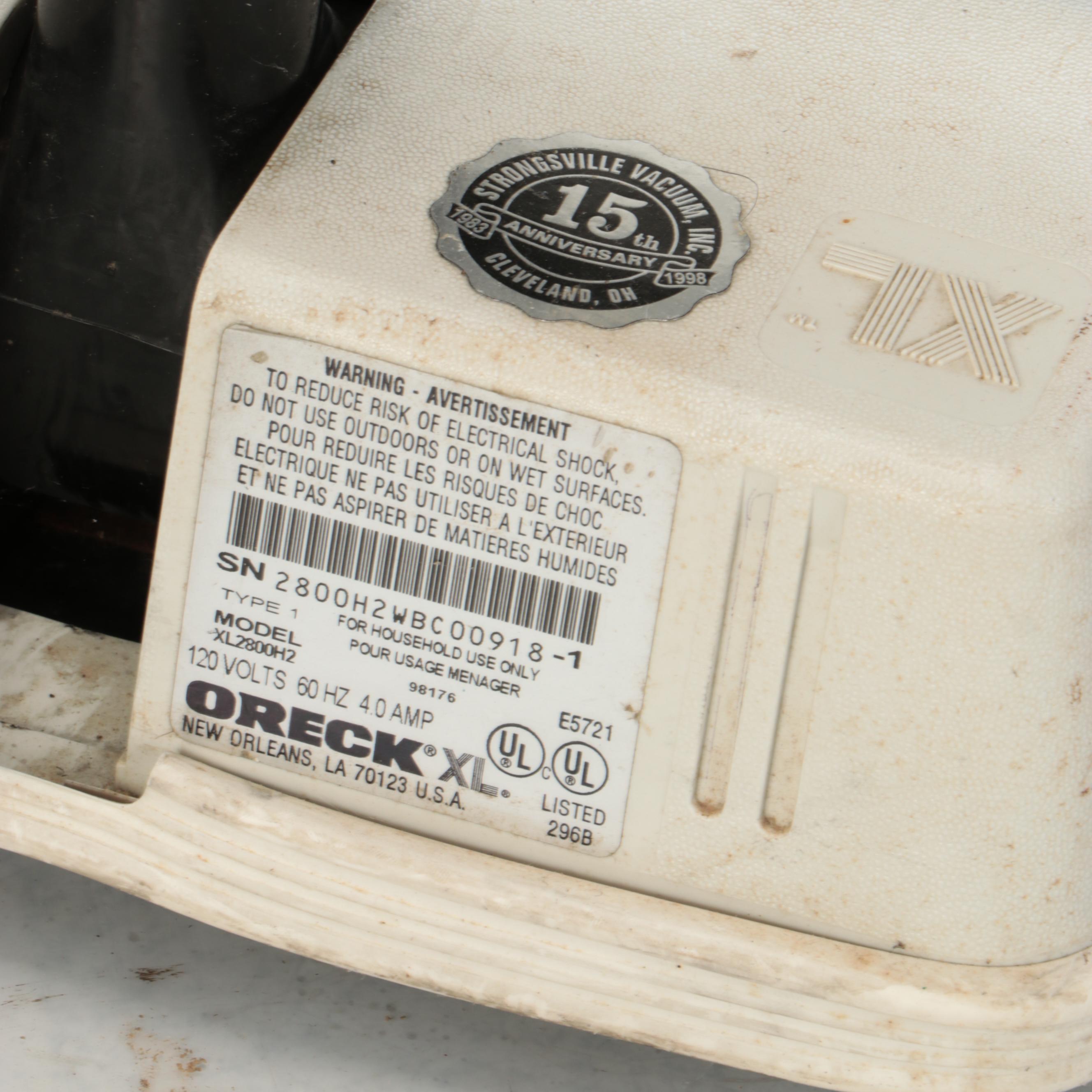 Oreck XL Upright Vacuums and Compact Canister Vacuum