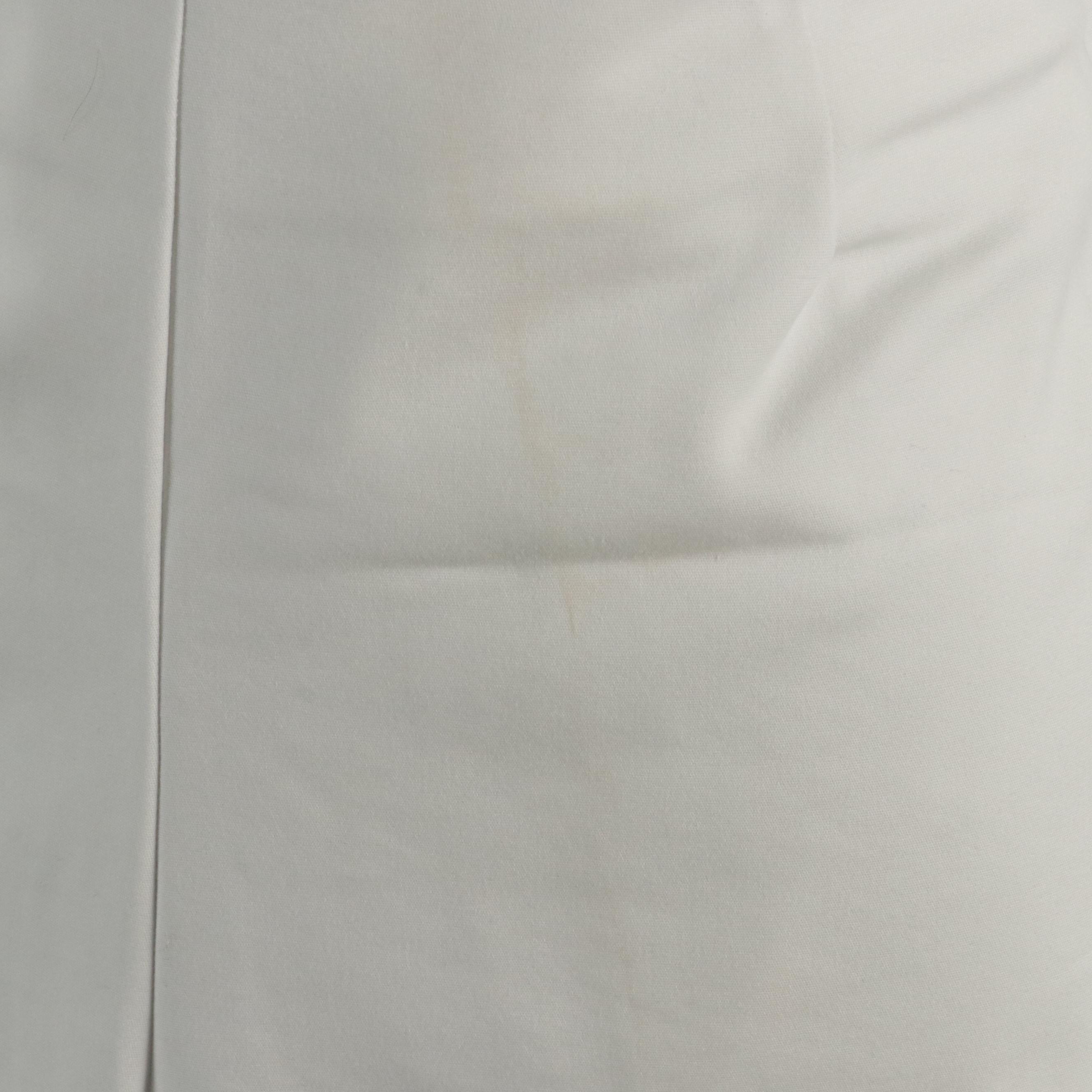 Slim-Sation Denim and Eric Signaure White Skimmer Pants