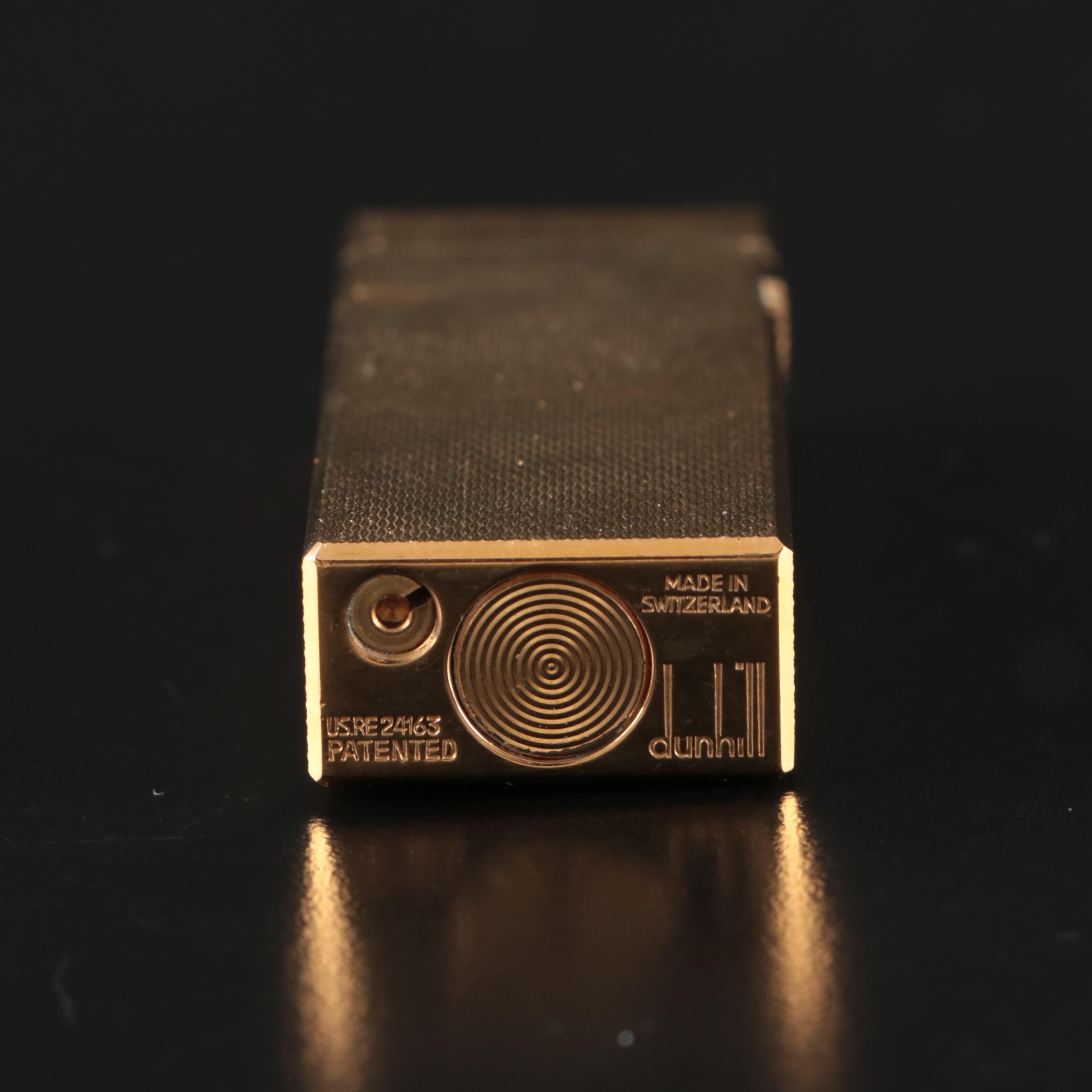Dunhill Gold-Plate Rollagas Lighter
